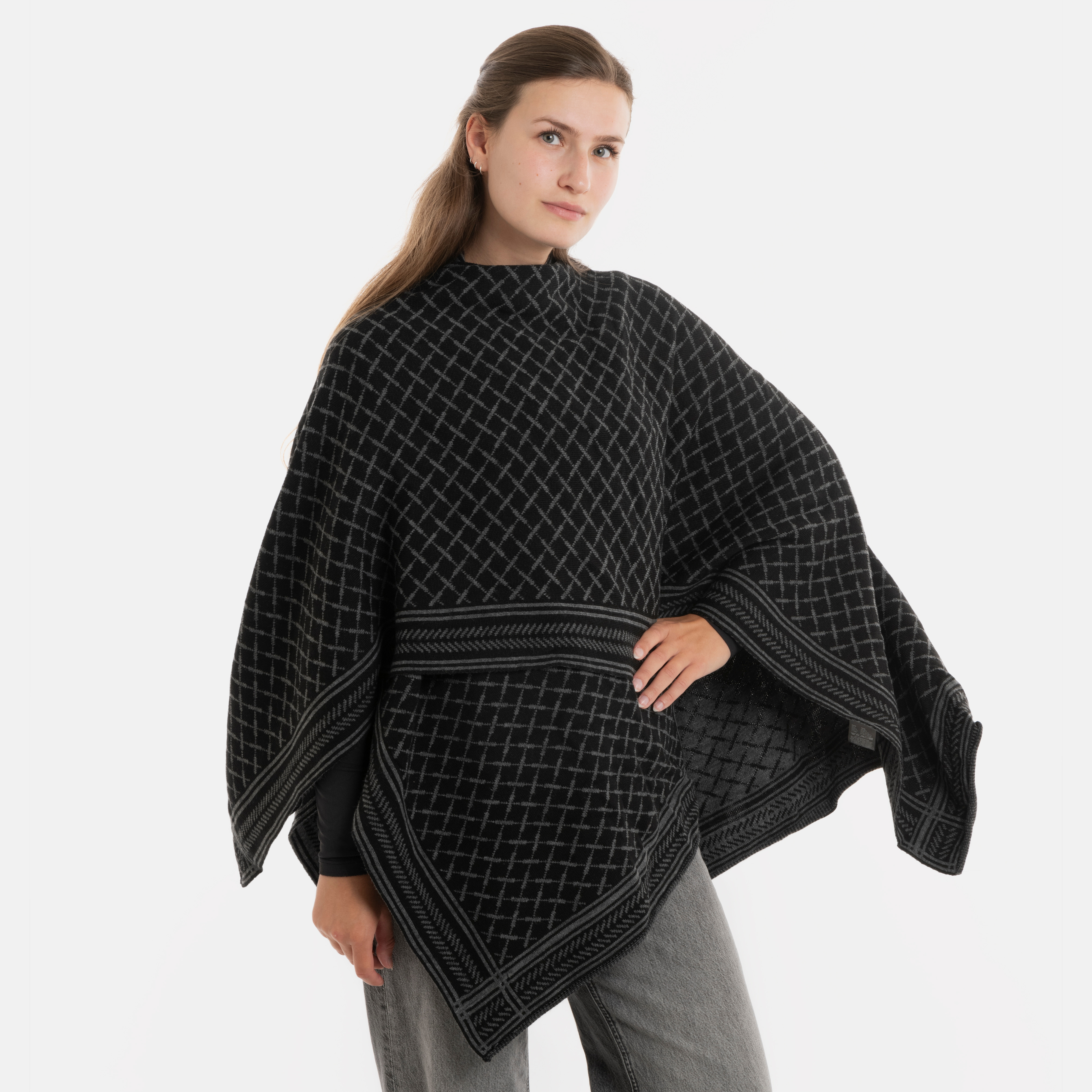 Dusk Shawl Wrap Black/Anthracite