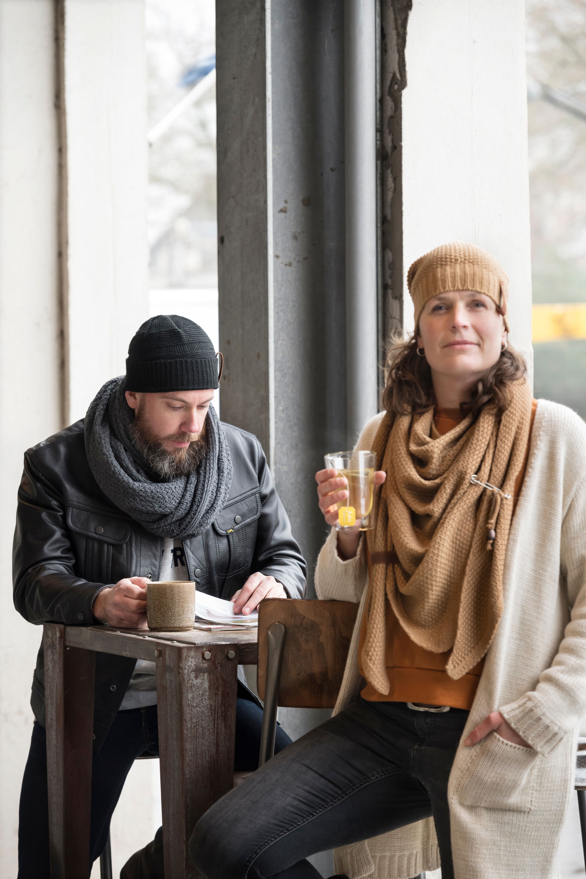 Coco Dreiecksschal New Camel