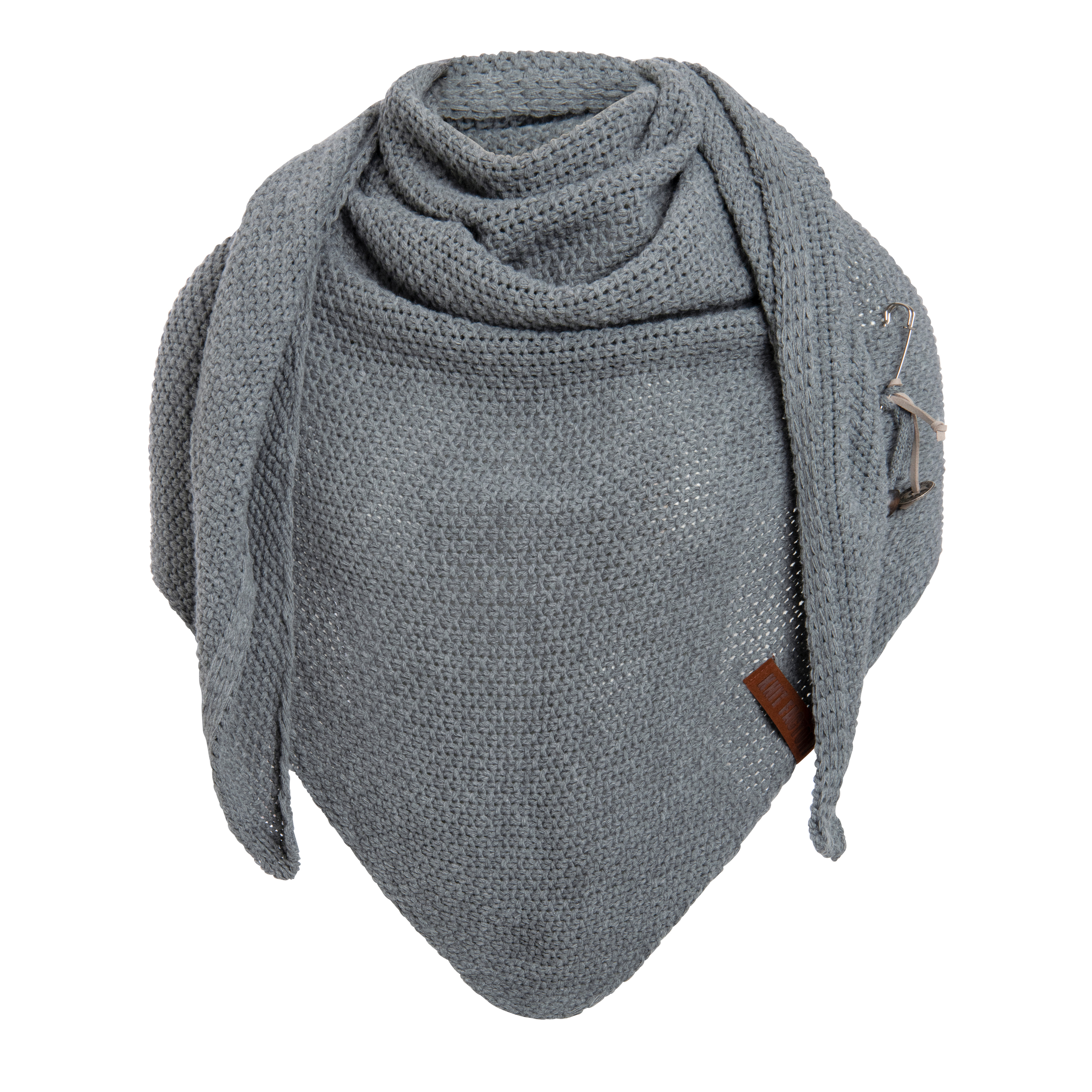 Coco Triangle Scarf Med Grey