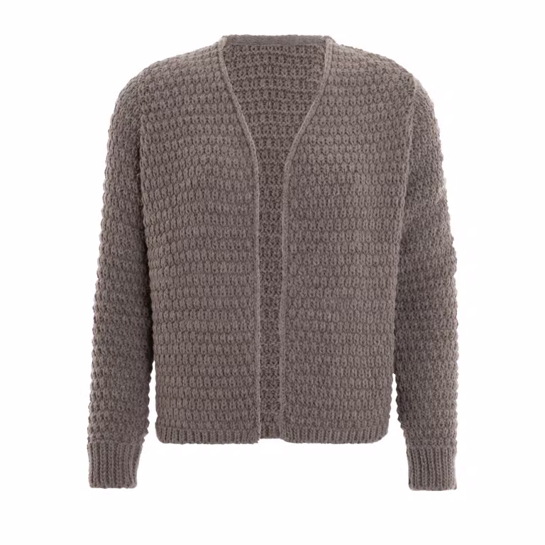 Becky Short Knitted Cardigan Marron - 36/38