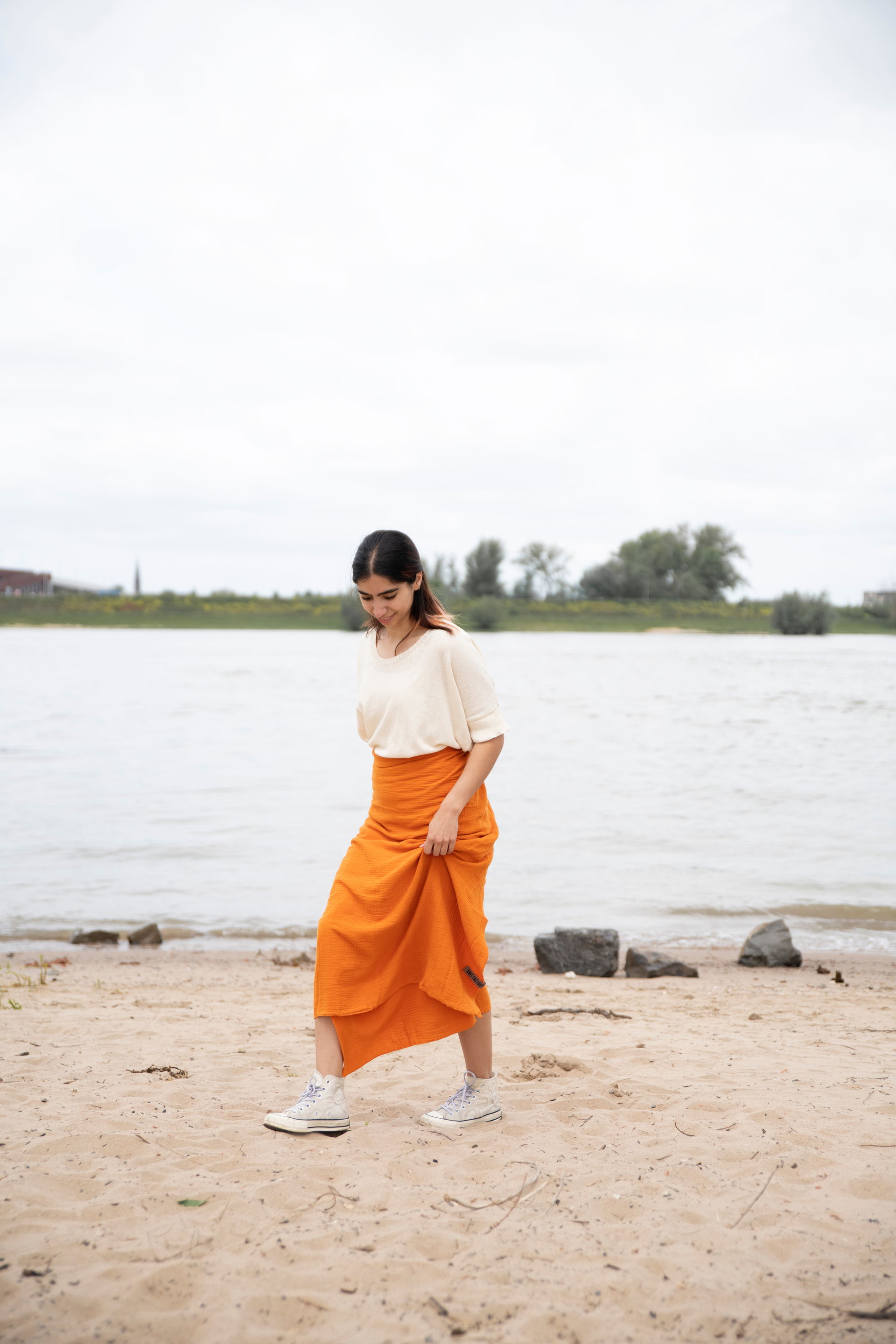 Liv Pareo - XL Sjaal - Stranddoek Roest