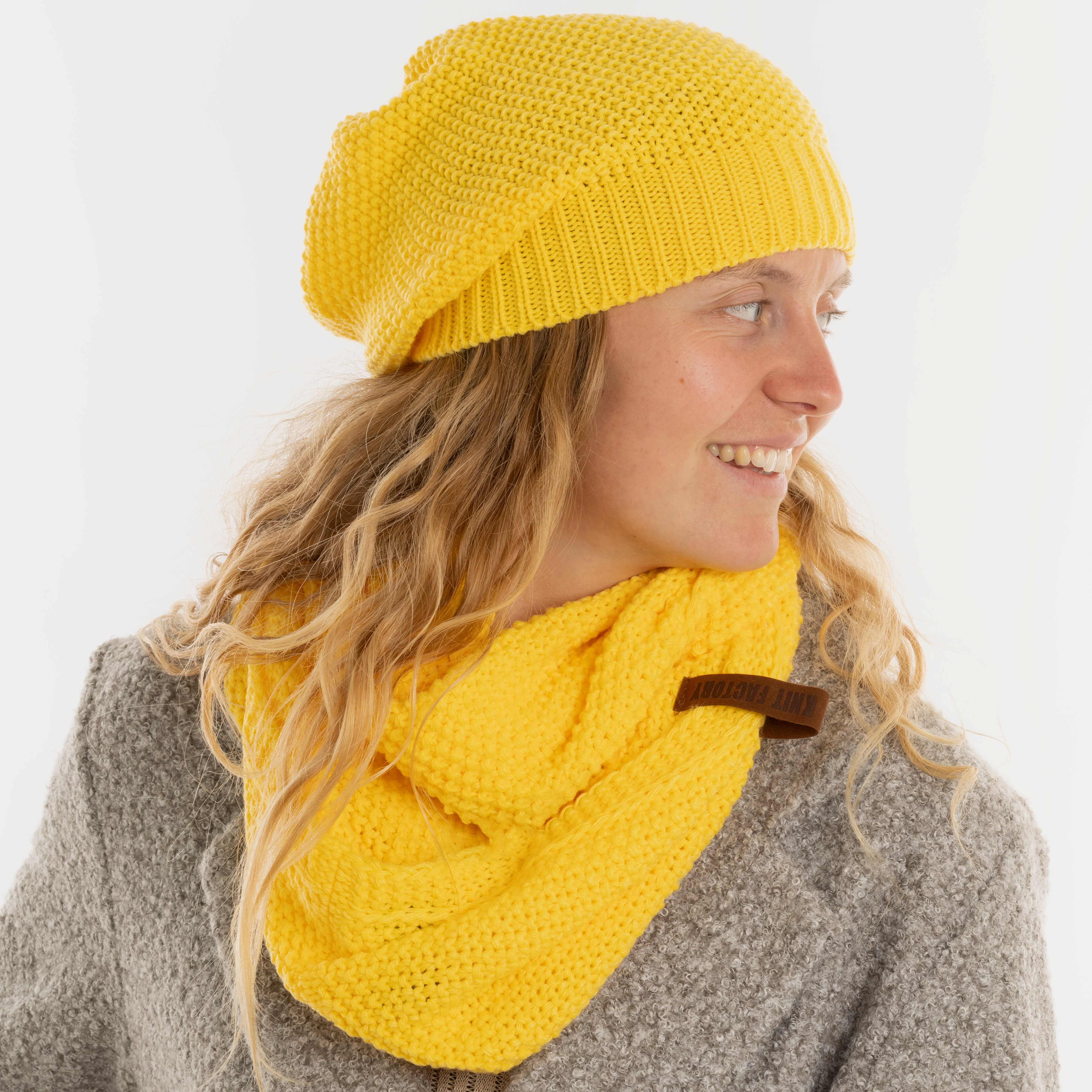 Coco Infinity Scarf Canario Yellow