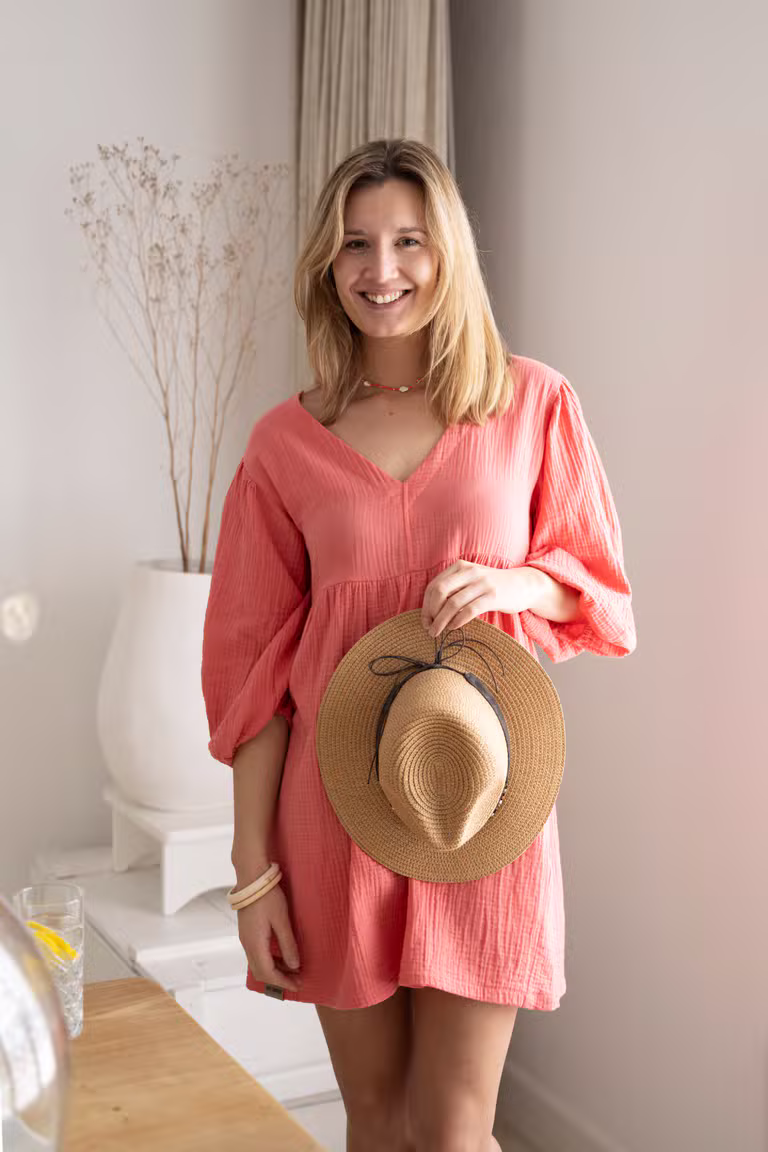 Drew Dress Ecru - 36/38