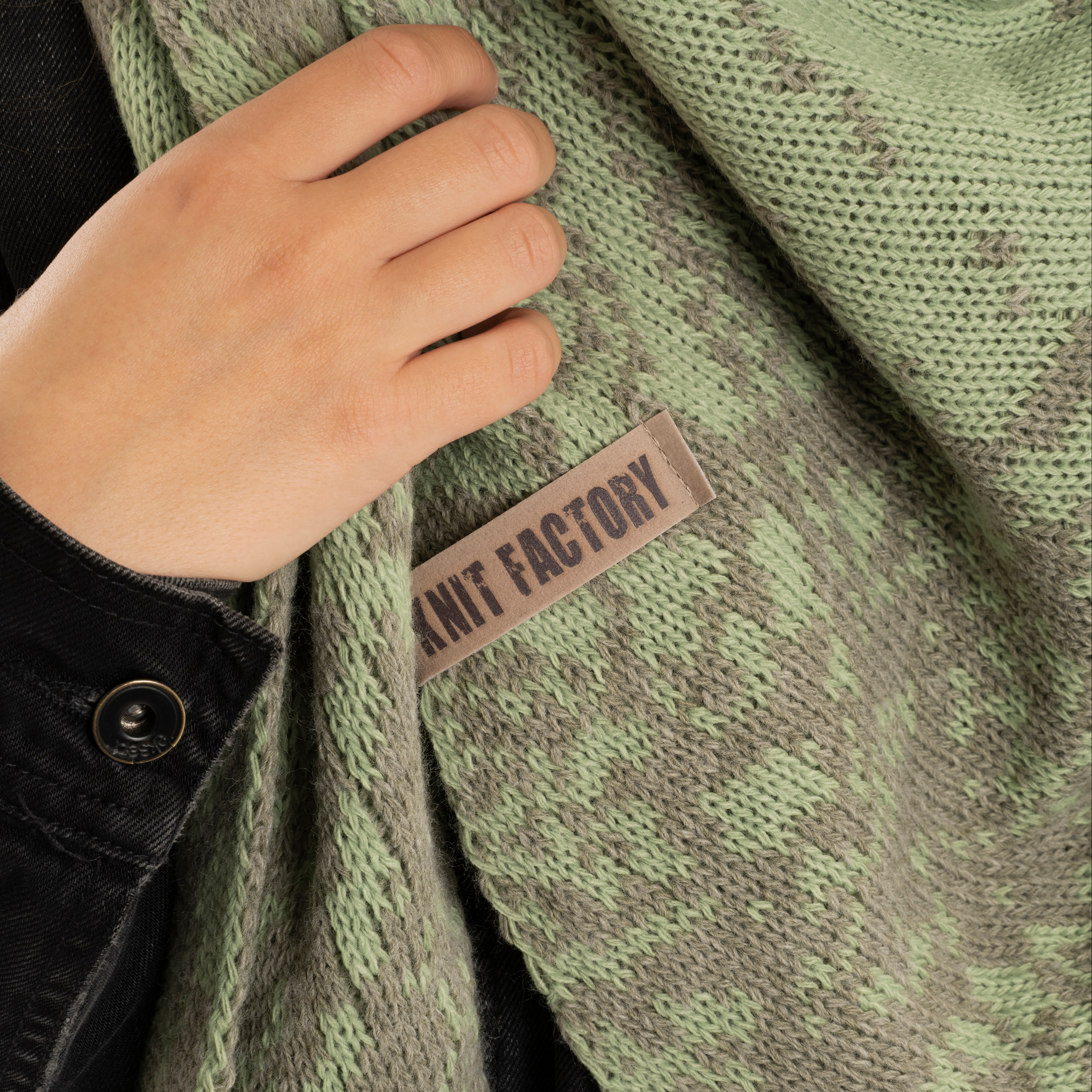 Lea Omslagdoek Urban Green/Sage Green