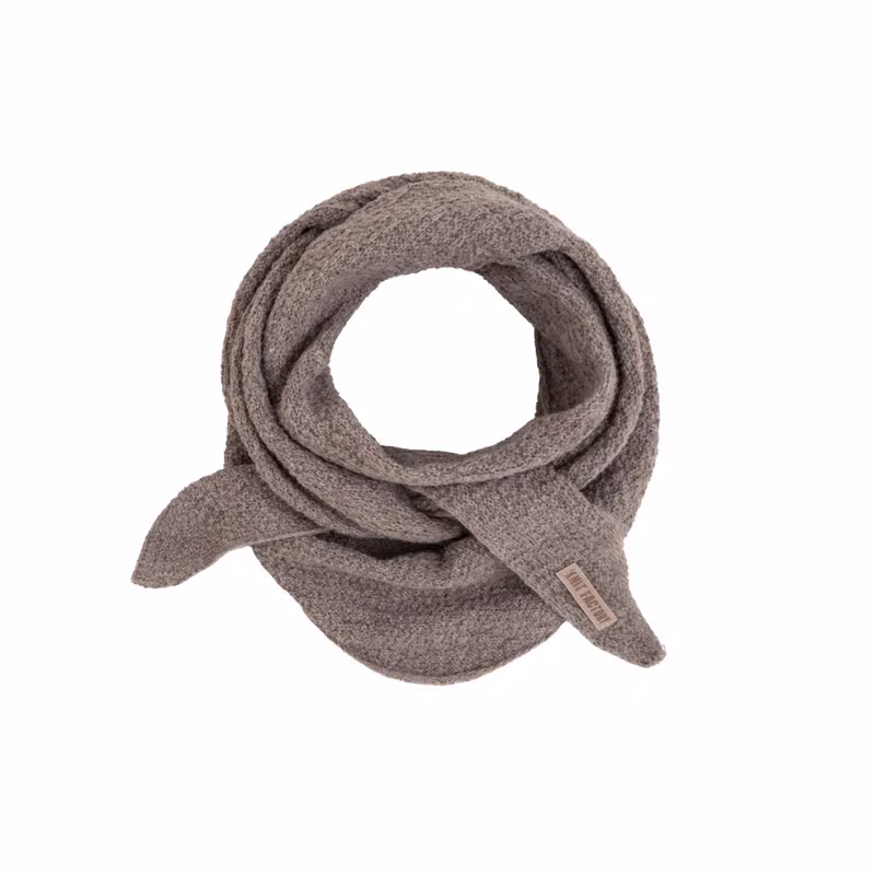 Yuna Triangle Neck Scarf  Marron