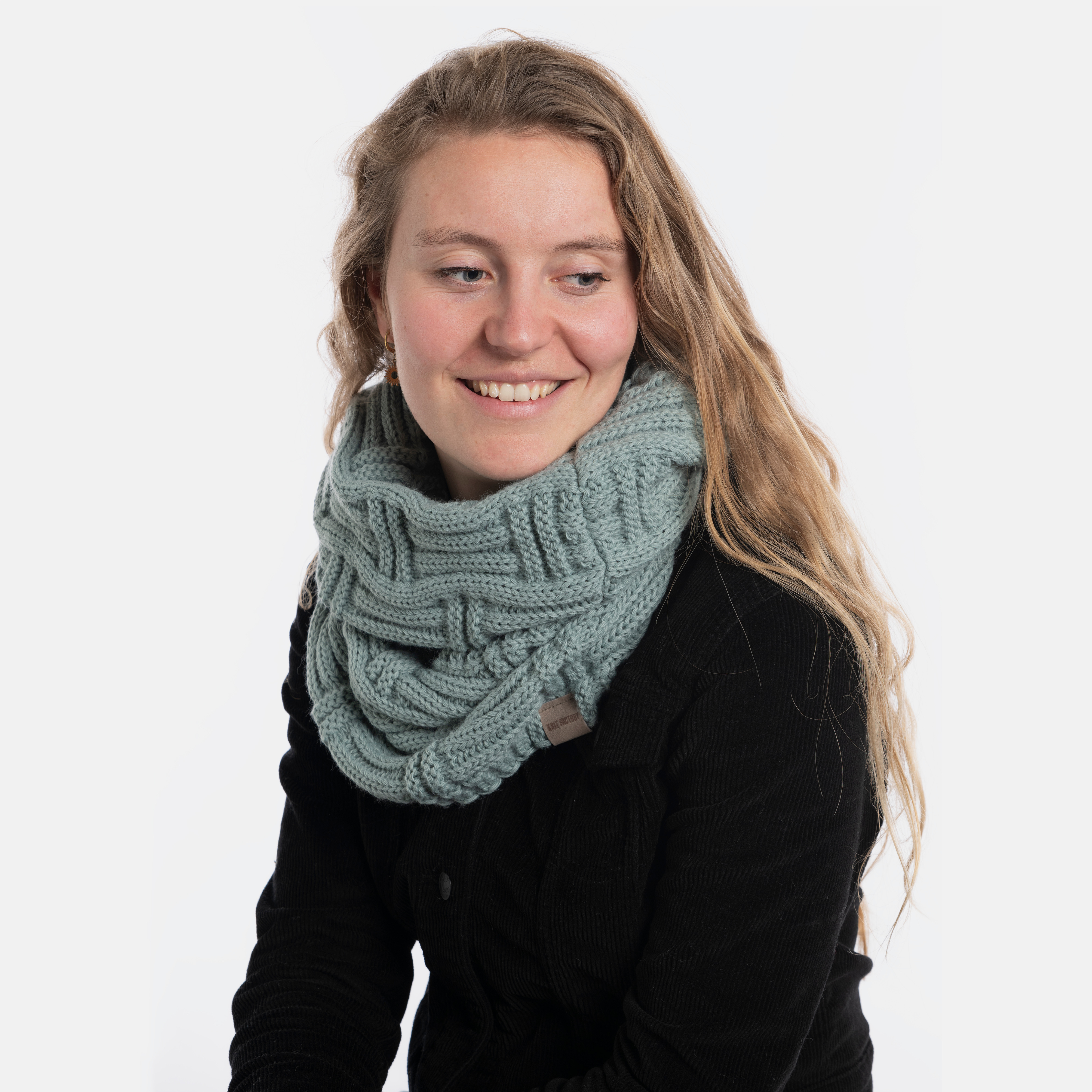 Bobby Infinity Scarf Stone Green