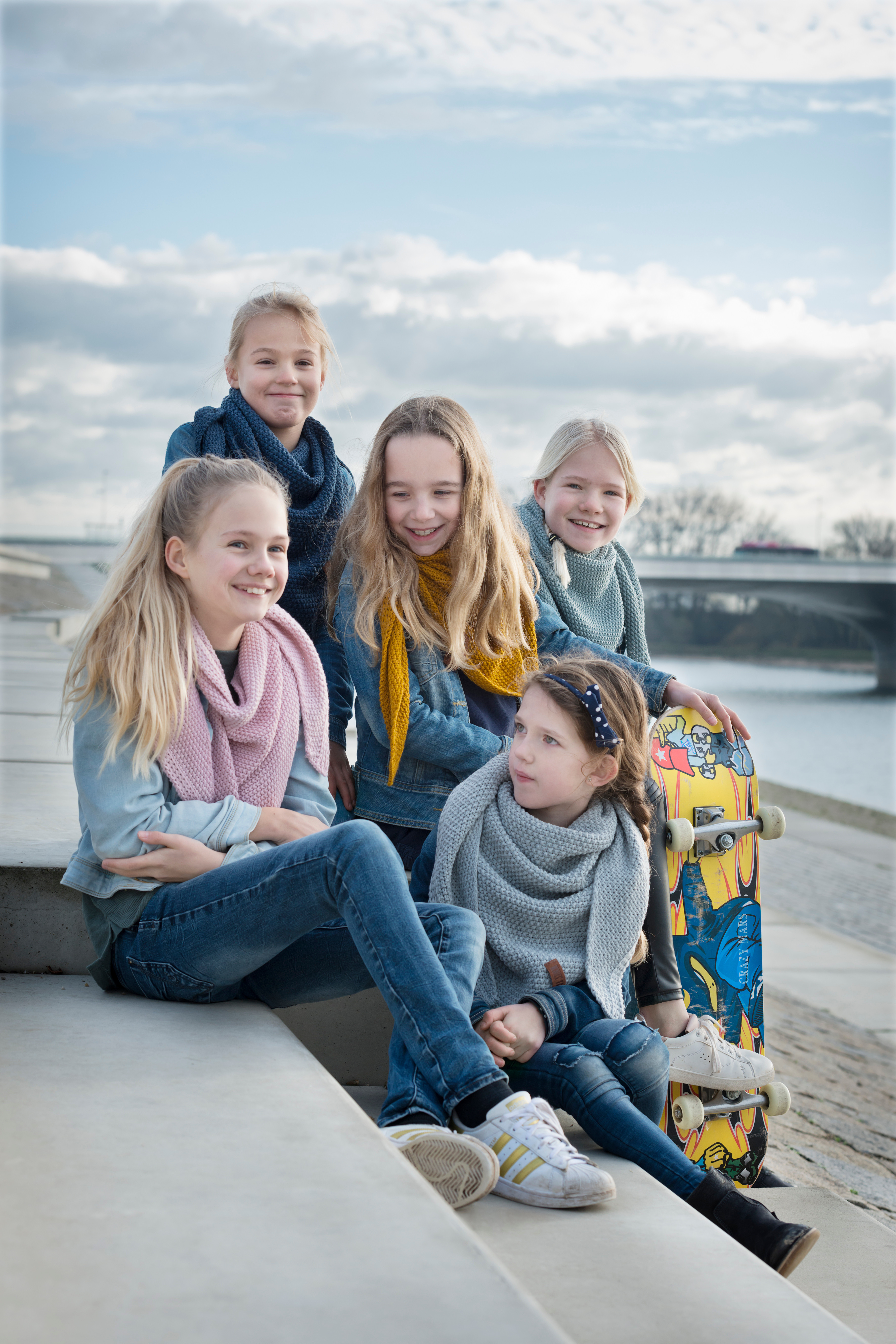 Coco Dreiecksschal Junior Stone Green