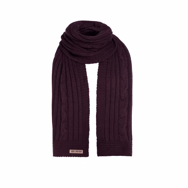 Elin Écharpe Aubergine