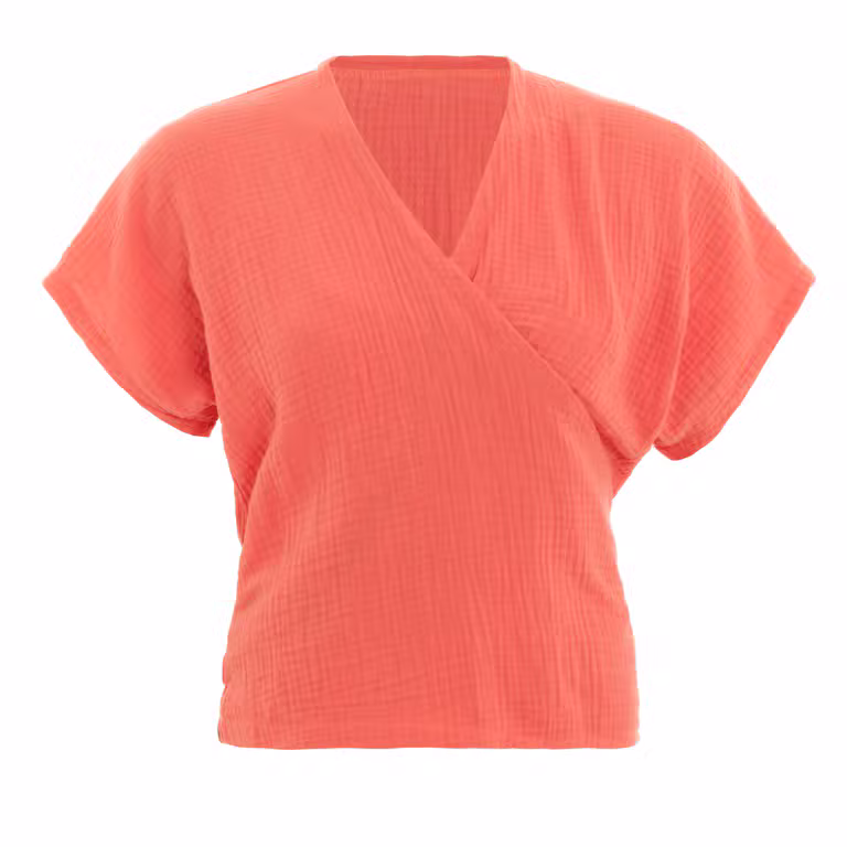 Dani Wrap Top Sunset Orange - 36/42