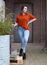 Nena Top Zwart - L