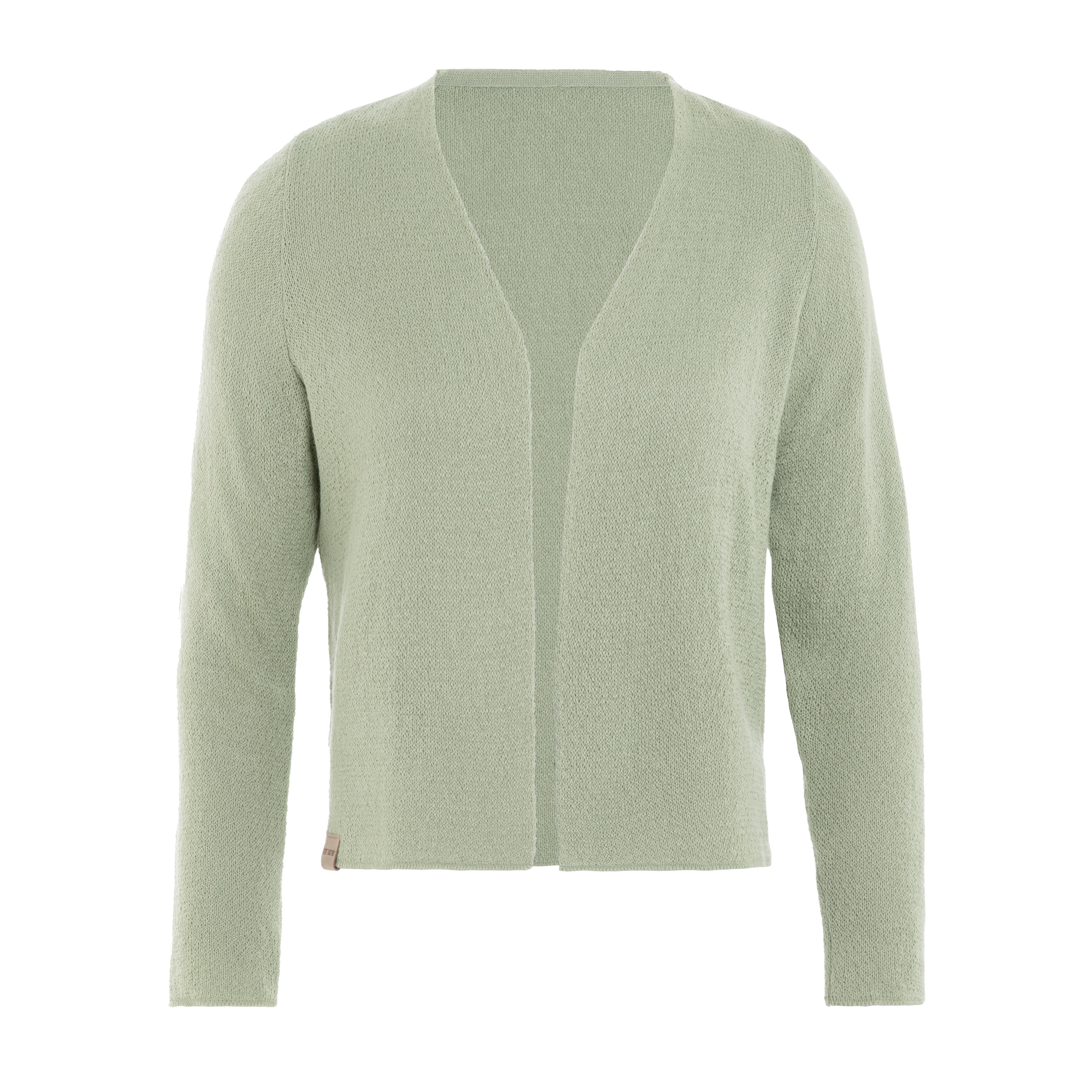 Ella Kurze Strickjacke Sage Green - 36/38