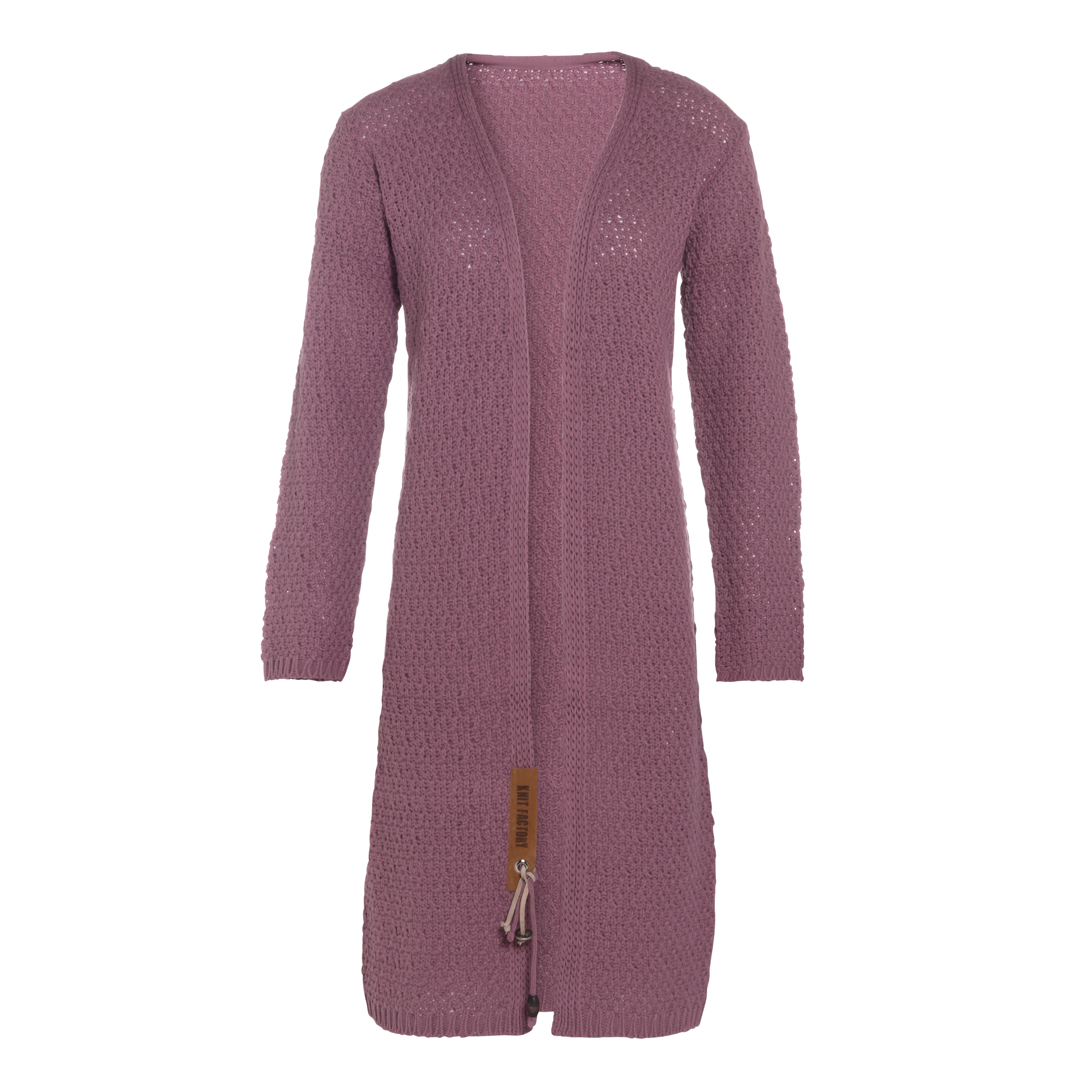 Luna Long Knitted Cardigan Lilac - 36/38