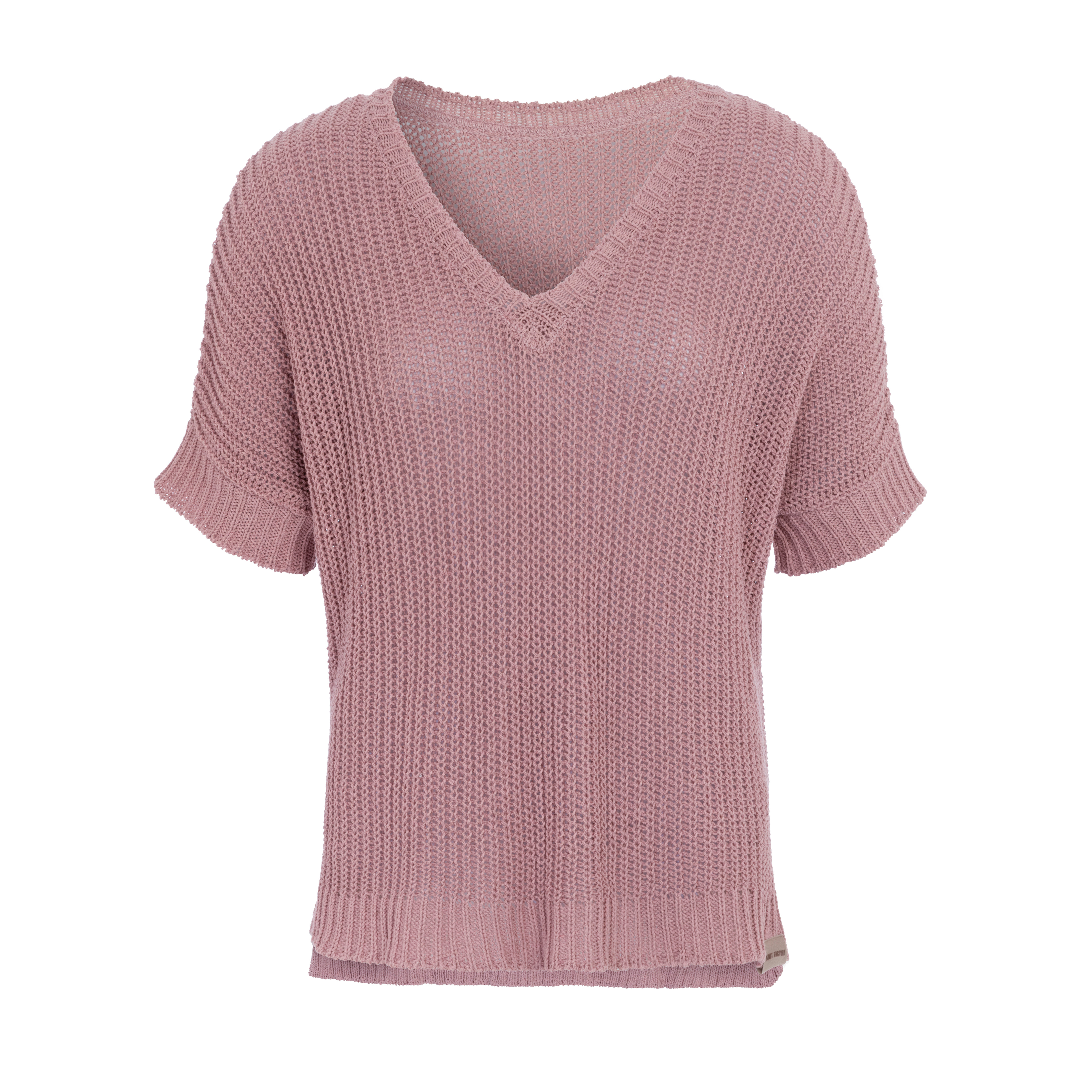 Daisy V-Neck Pullover Old Pink- 36/44