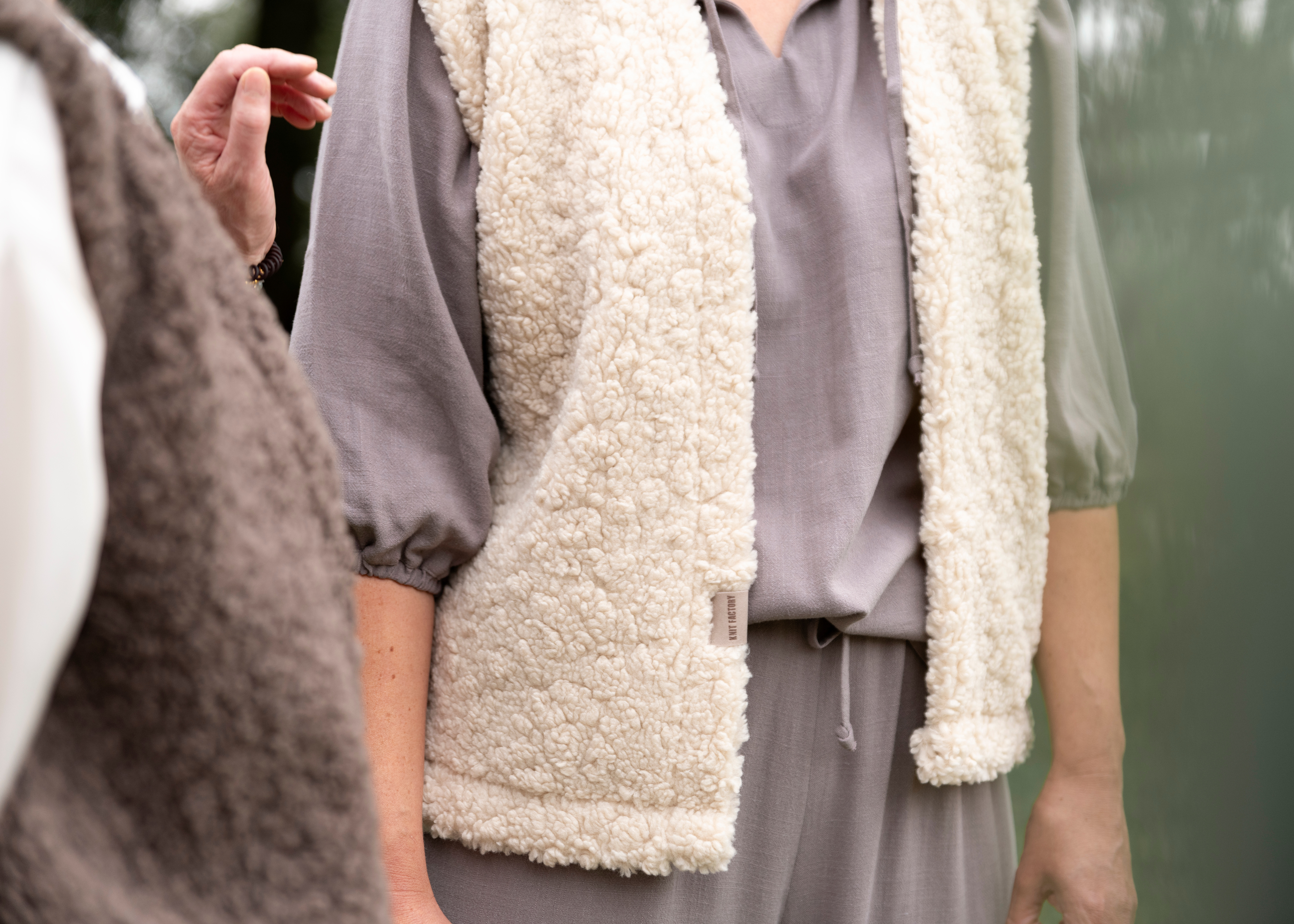 Rosie Gilet Teddy Beige - 36/44