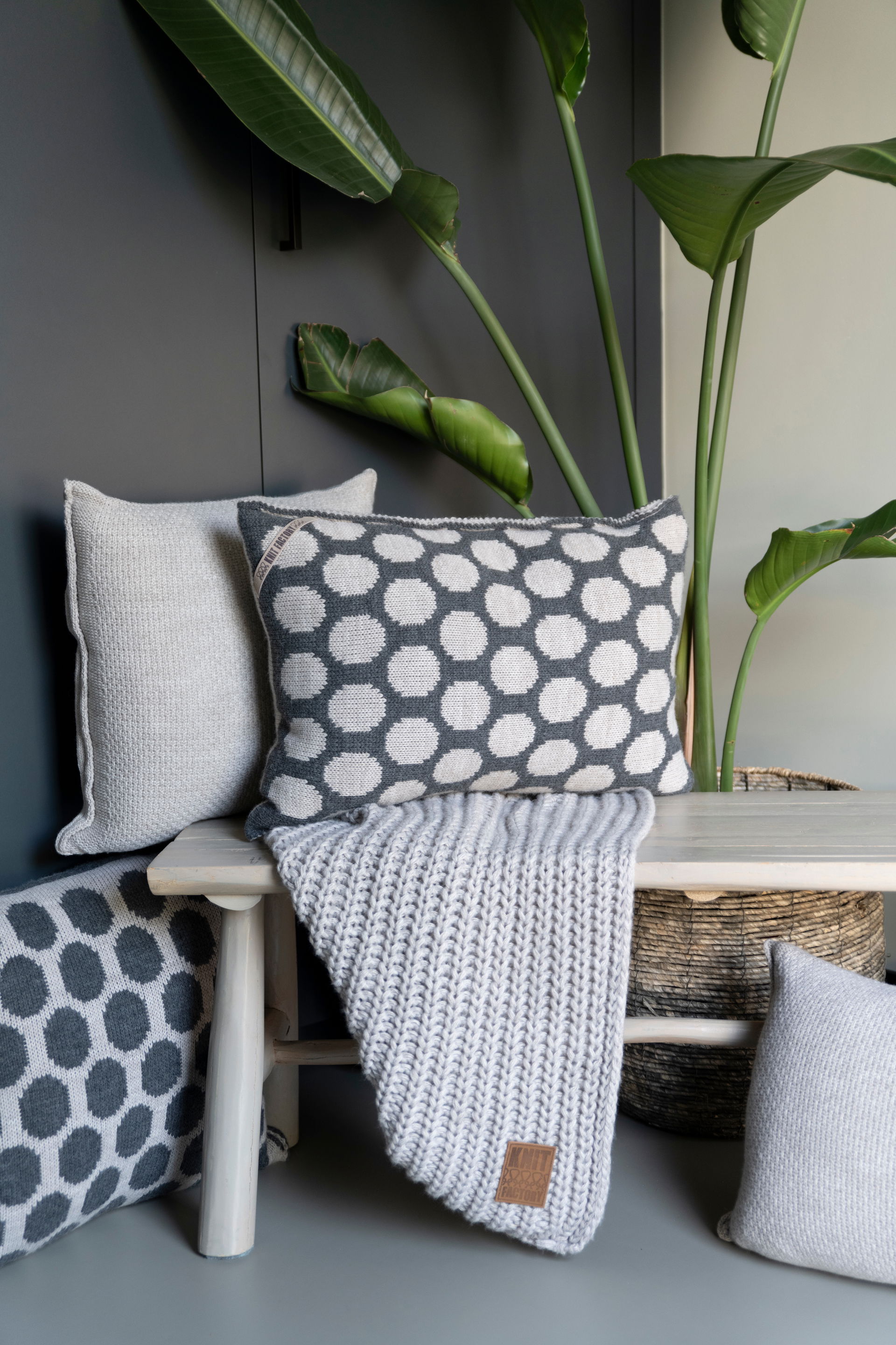 Uni Kussen Iced Clay - 50x50