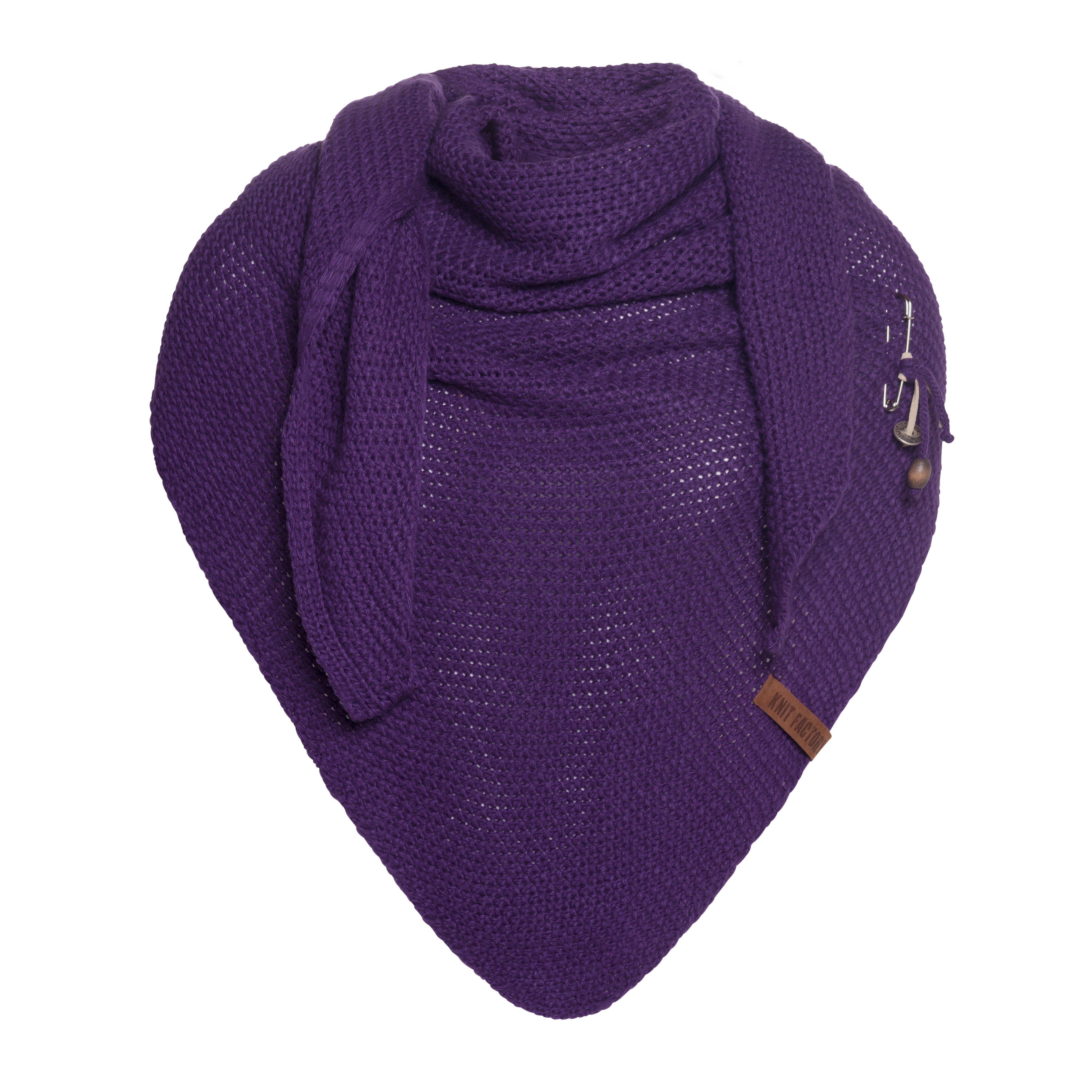 Coco Triangle Scarf Purple