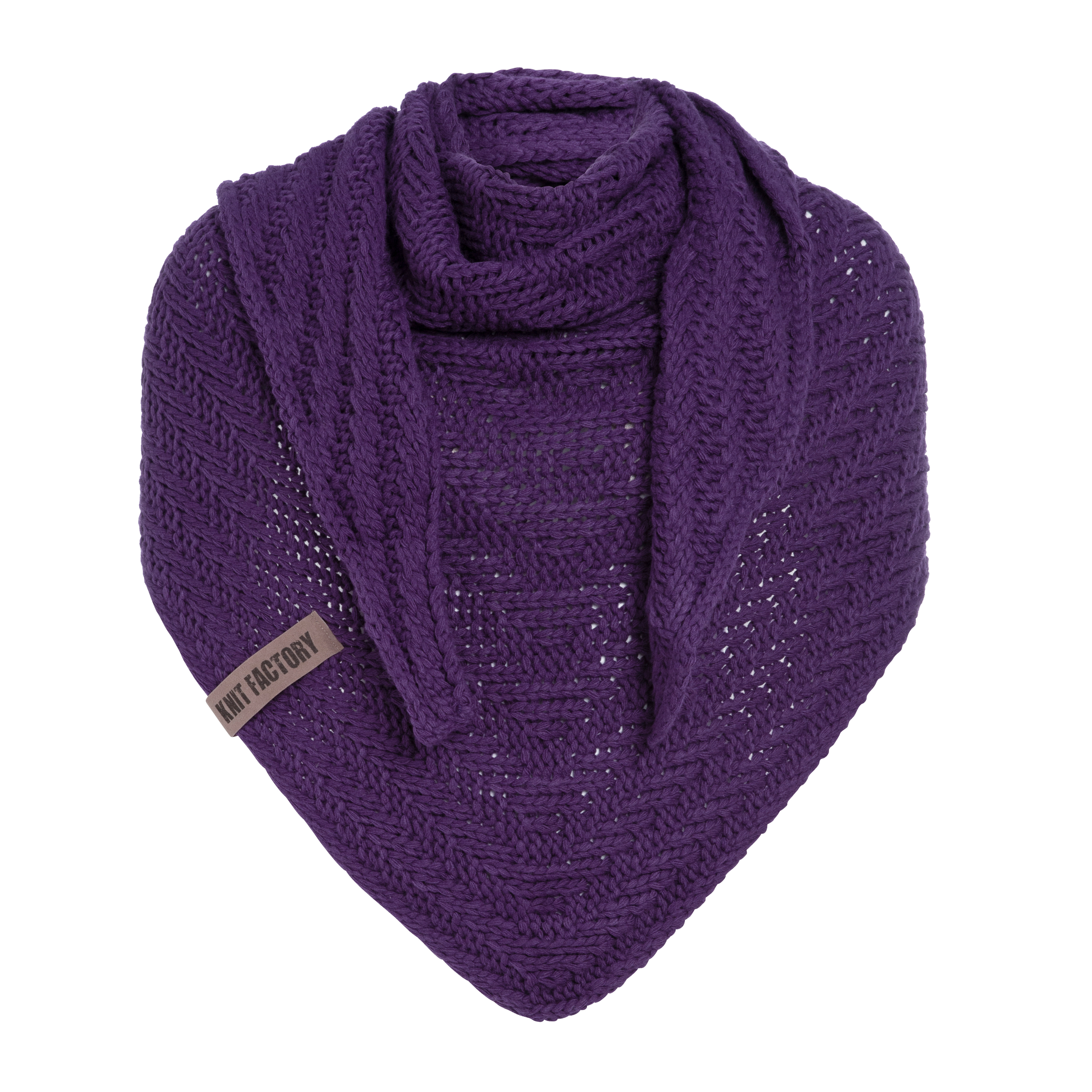 Sally Triangle Scarf Purple