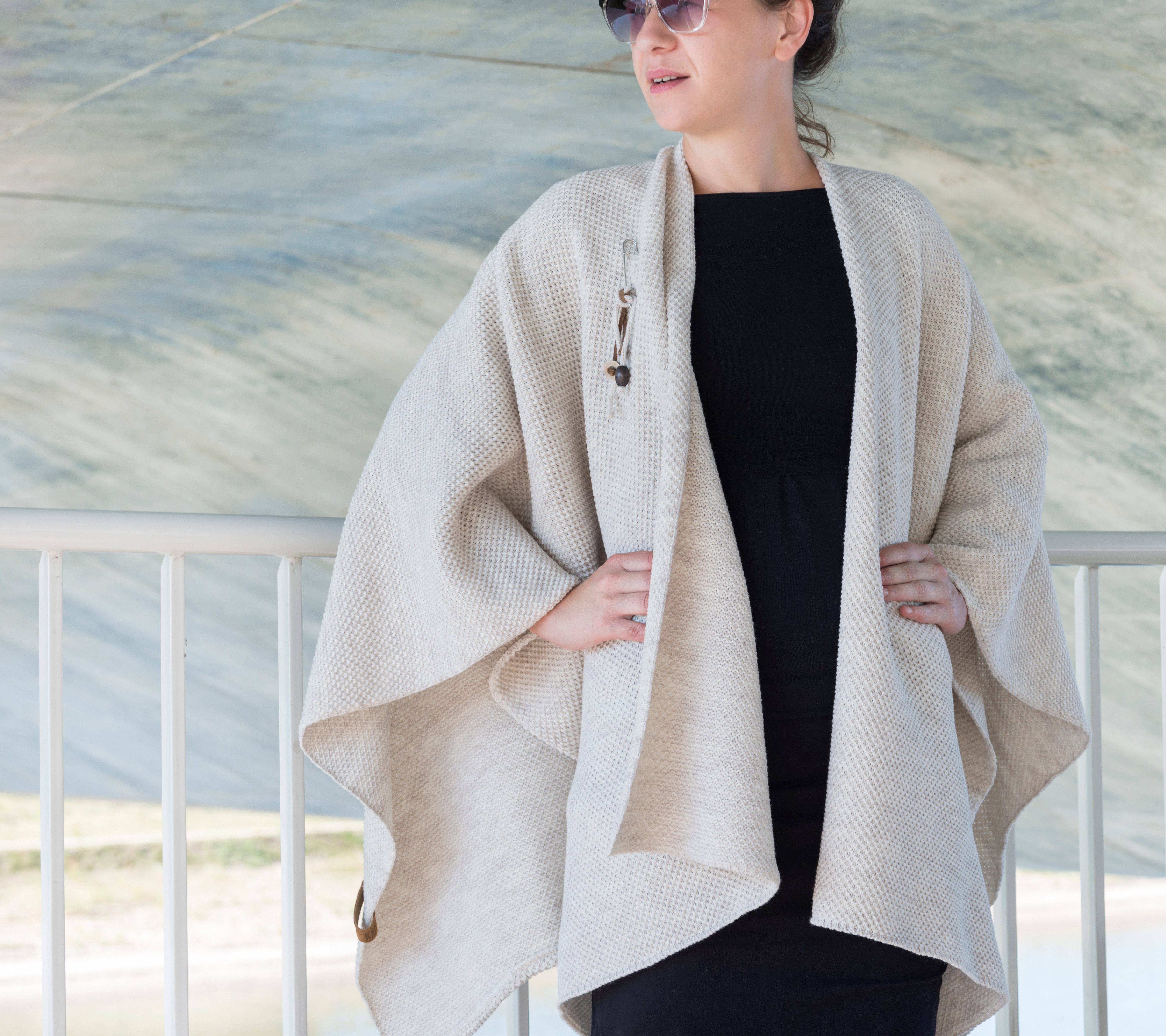 Jazz Shawl Wrap Beige Jazz Shawl Wrap Beige