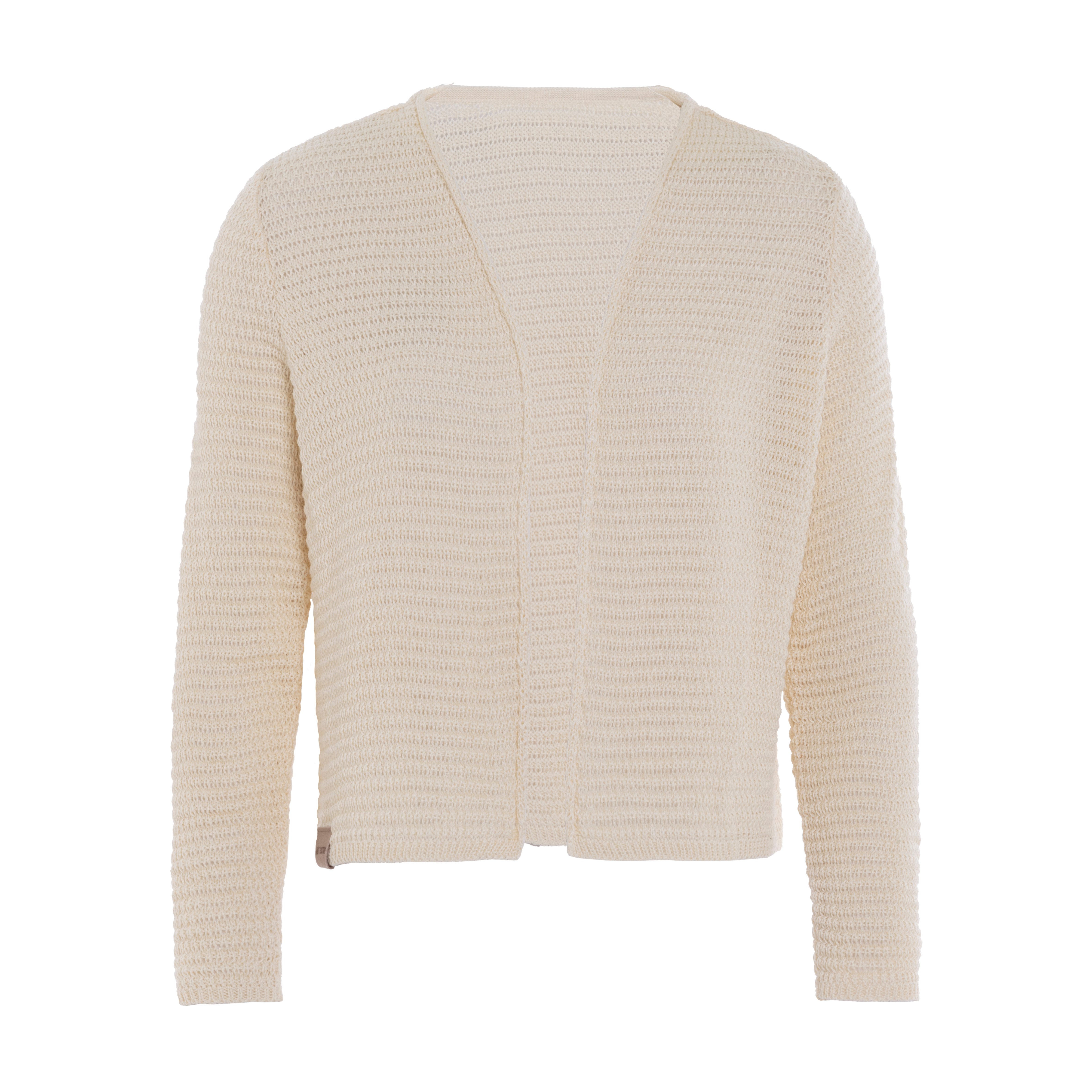 Isa Short Knitted Cardigan Beige - 36/38