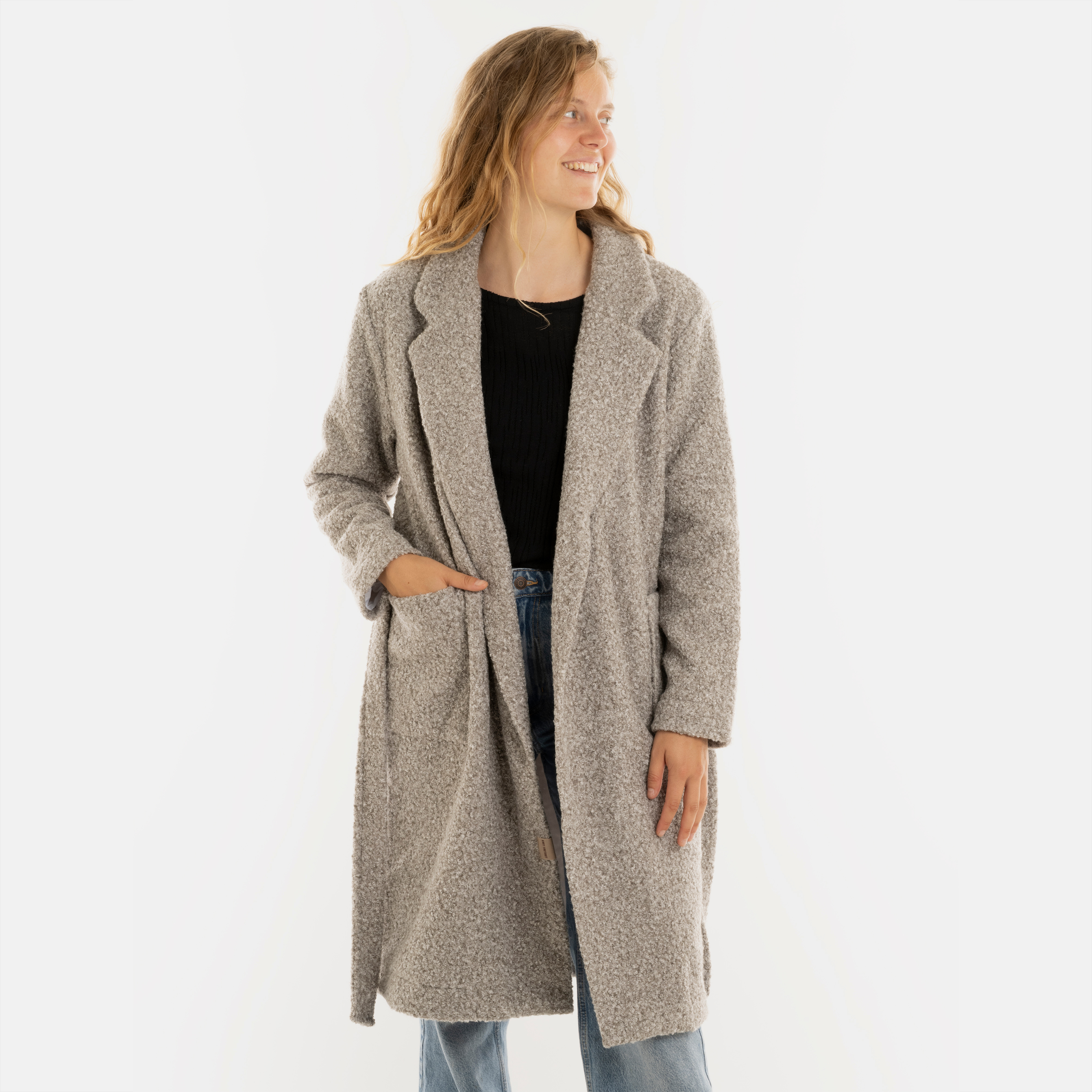 Esra Mantel Grau - 40/42