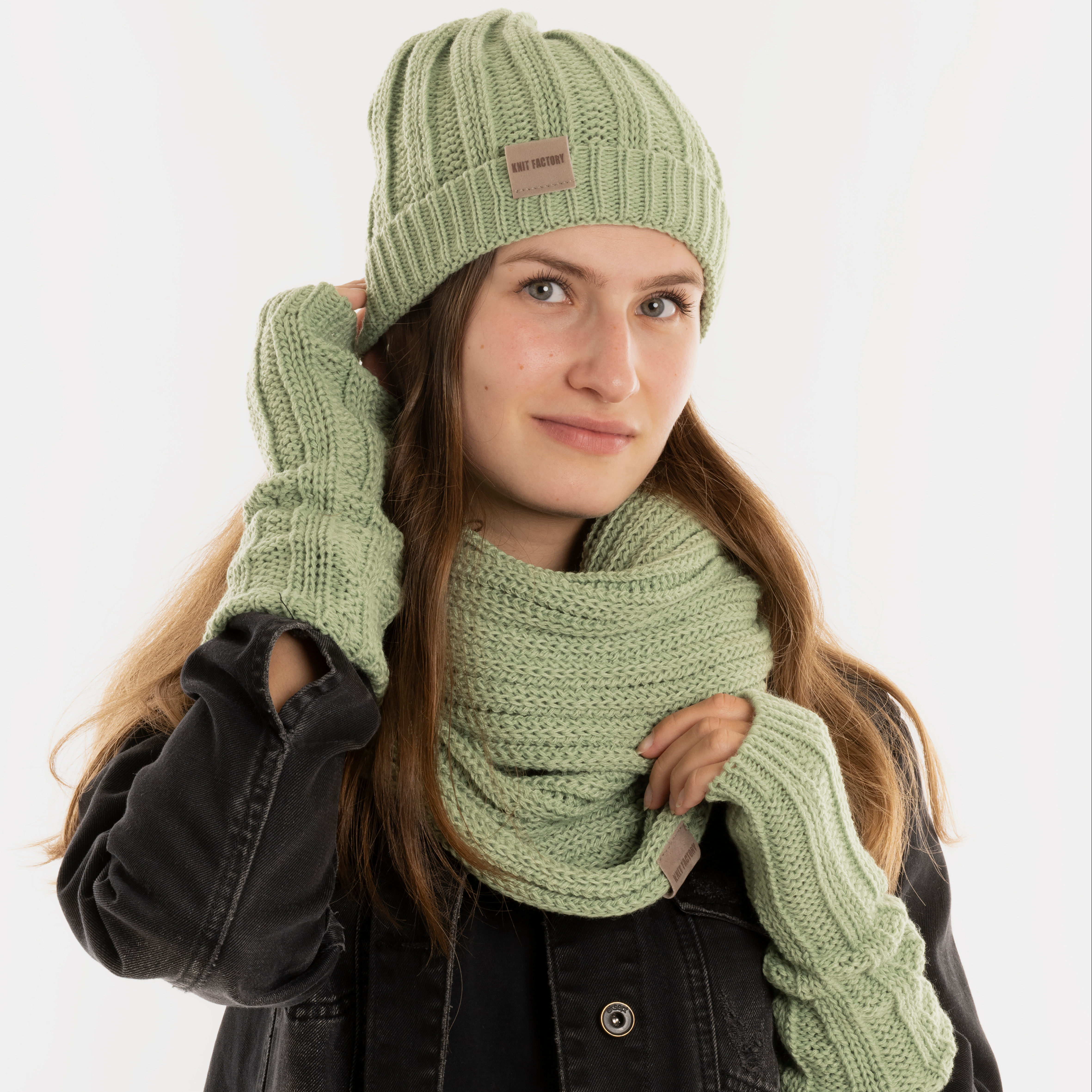 Nica Mütze Sage Green