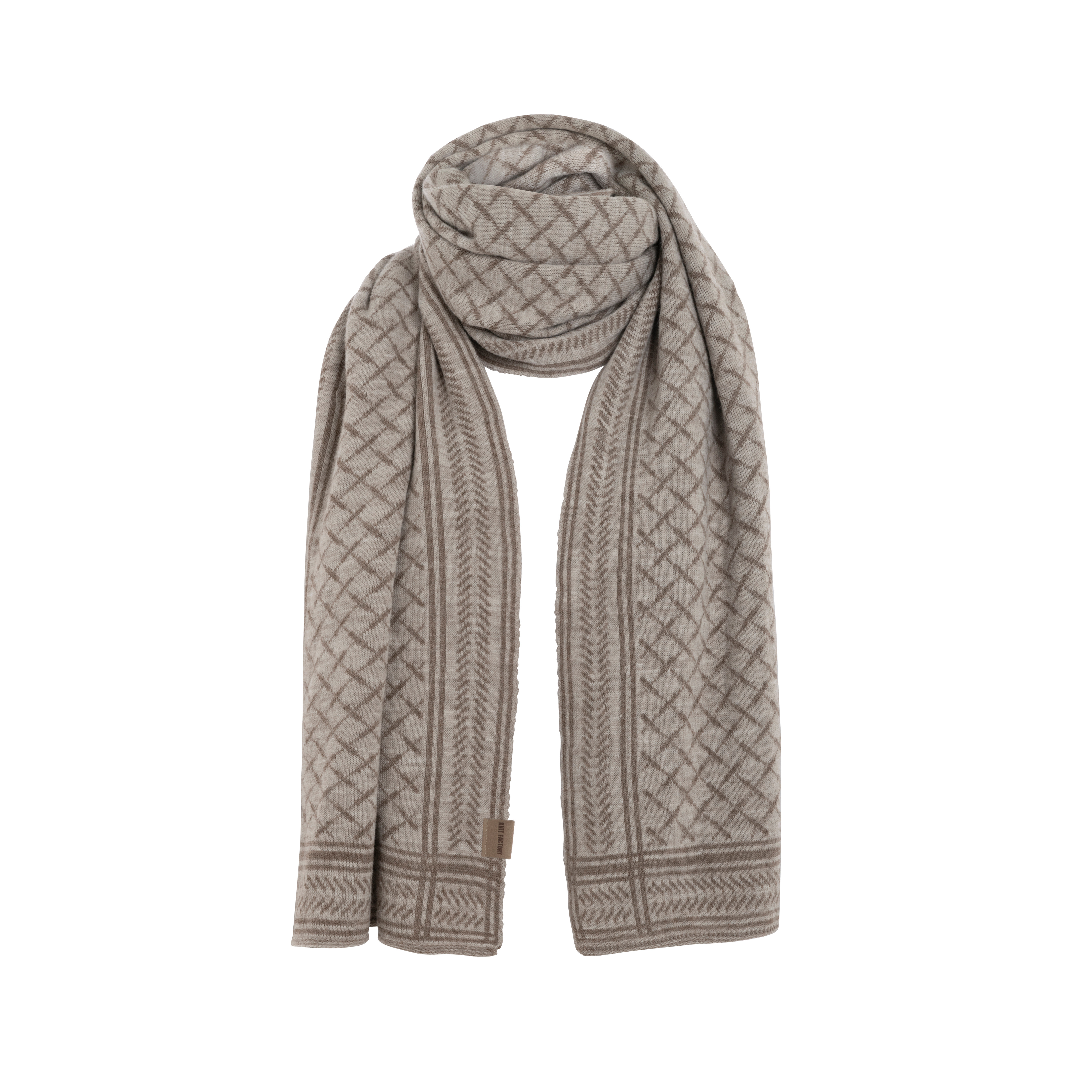 Dusk Scarf Marron/Iced Clay