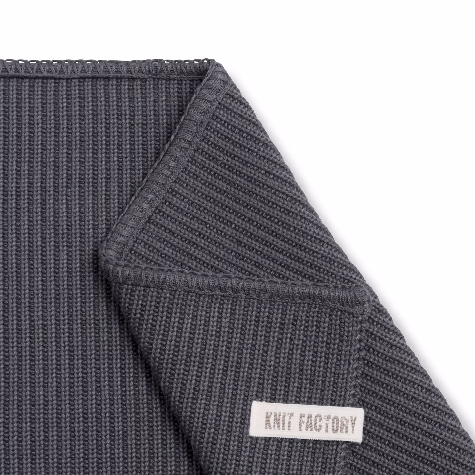 Morres Tapis de Bain Tricoté Premium Anthracite - 80x50