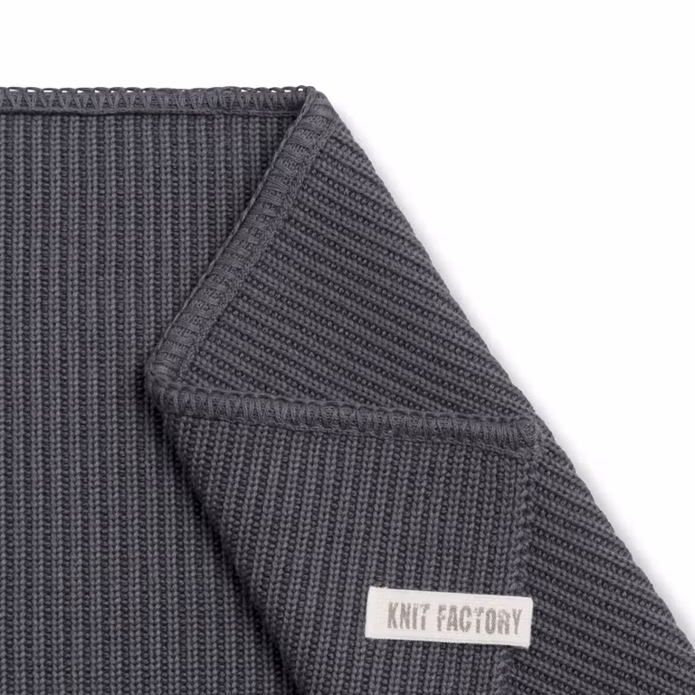 Morres Tapis de Bain Tricoté Premium Anthracite - 80x50