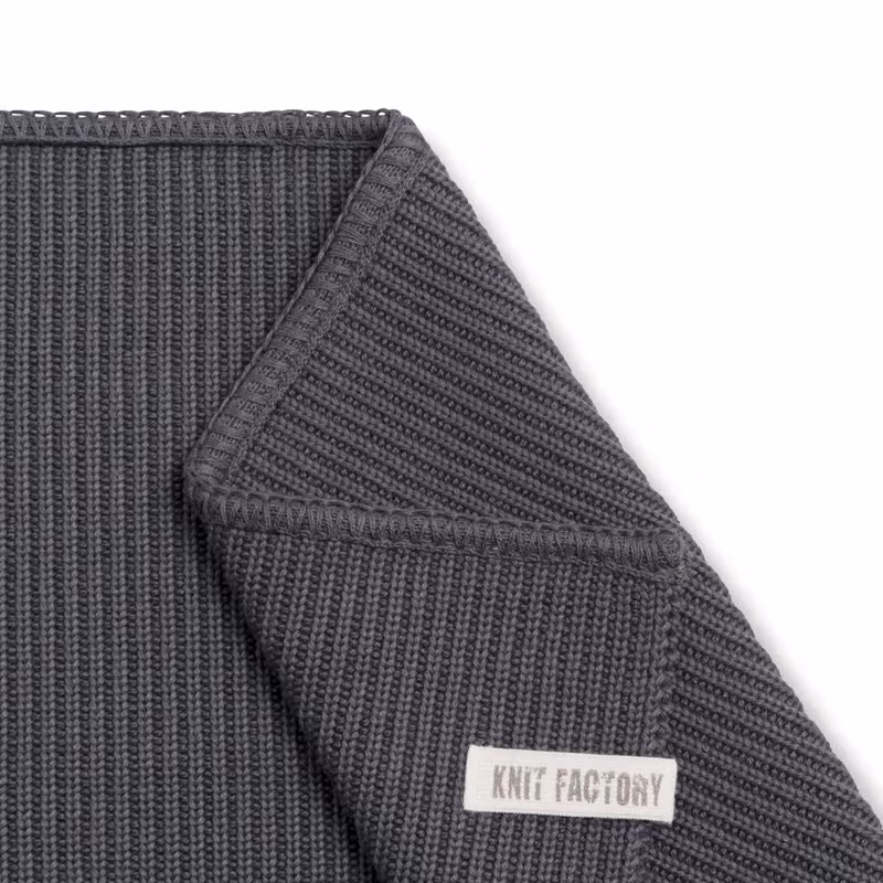 Morres Tapis de Bain Tricoté Premium Anthracite - 80x50