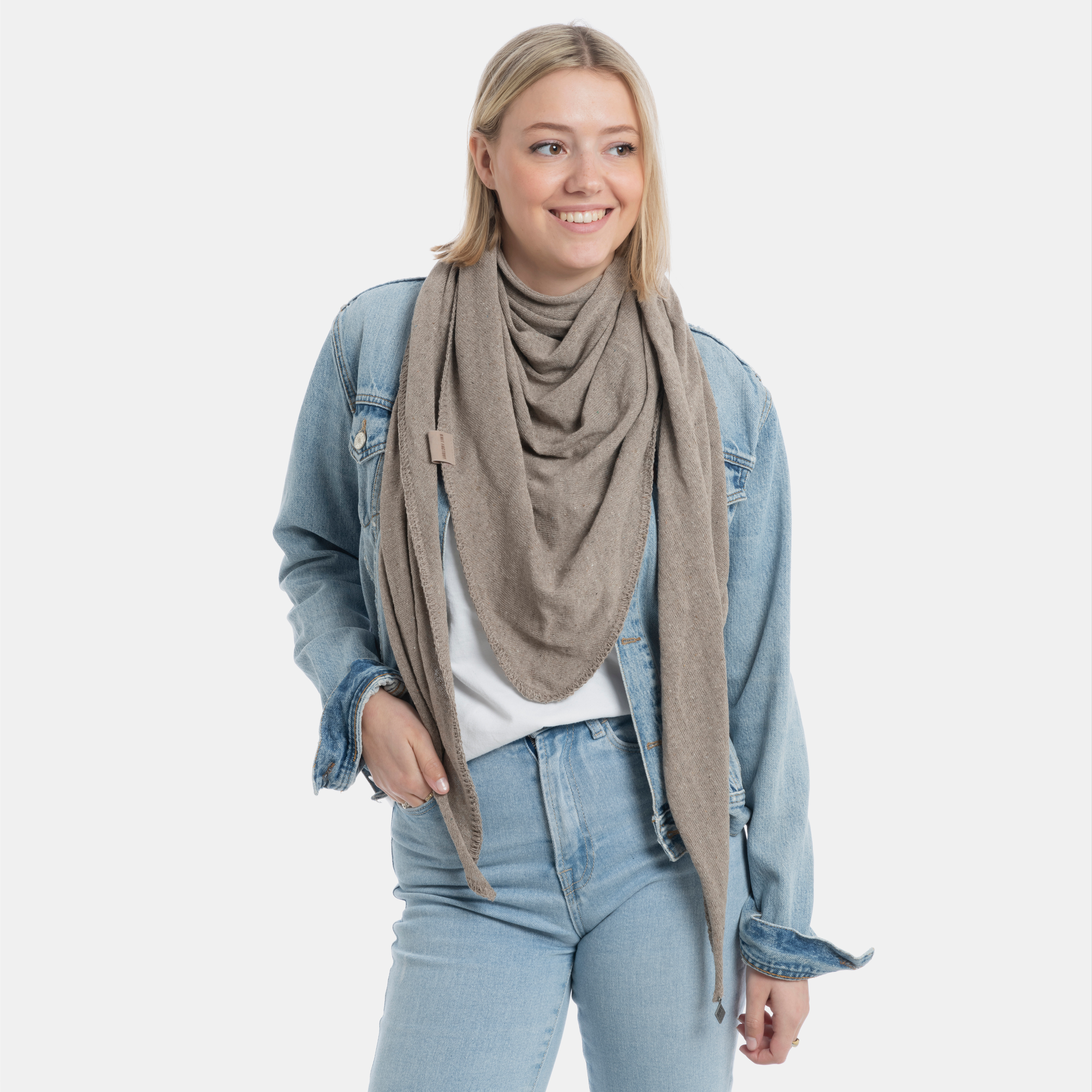 Iris Châle Taupe