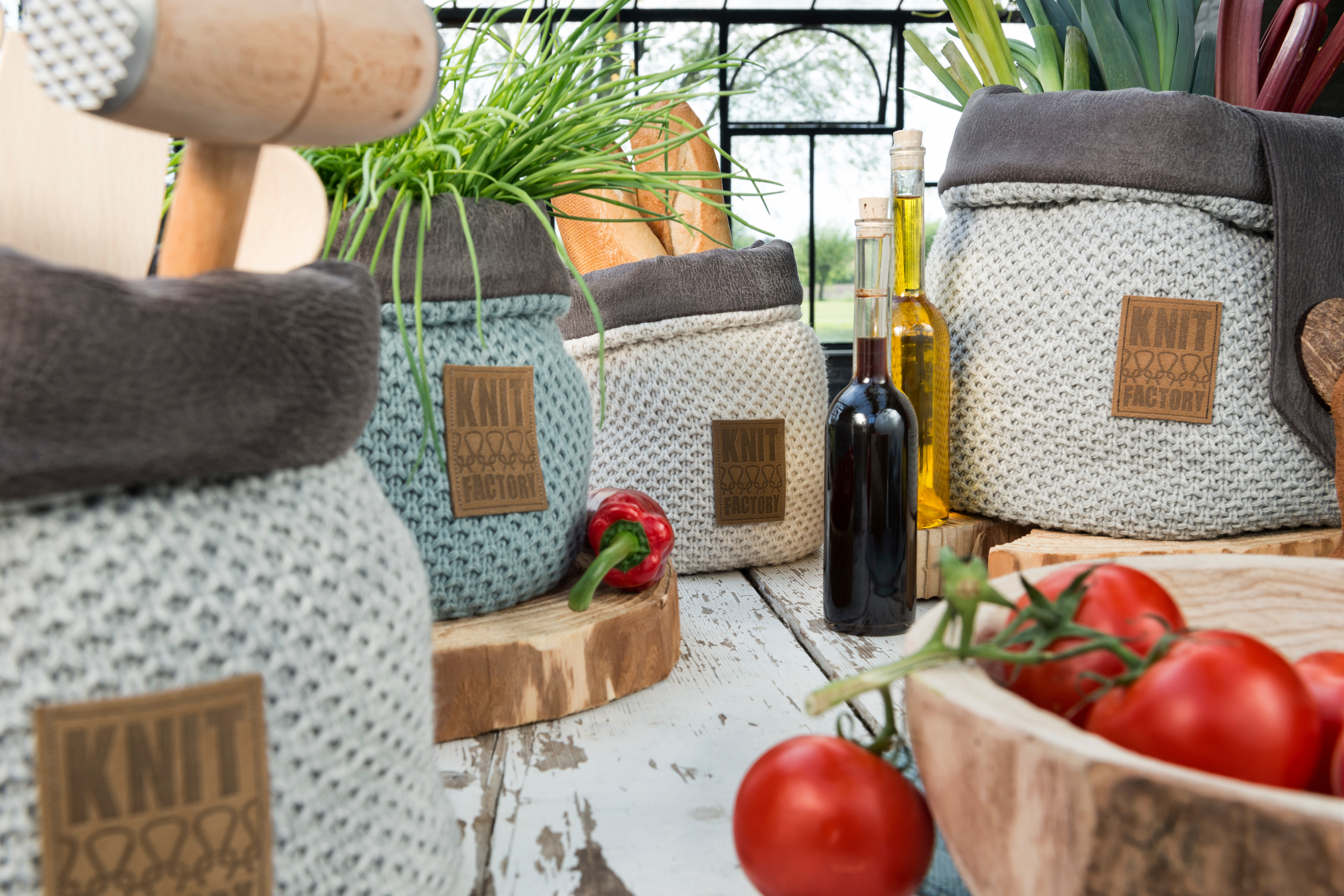 Lynn Basket Aubergine - 25 cm