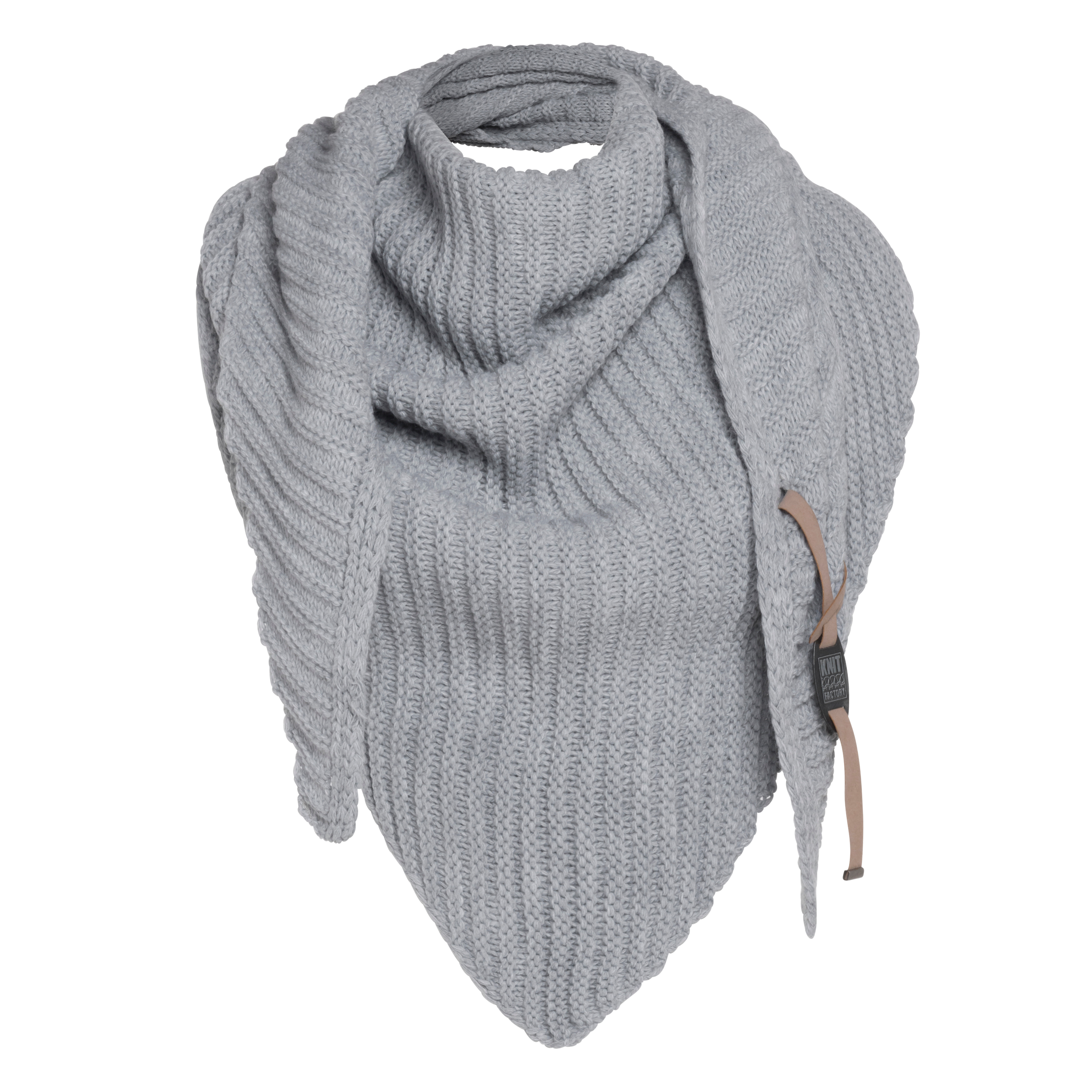 Demy Triangle Scarf Light Grey