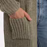 Marlo Long Knitted Cardigan Urban Green - 36/38