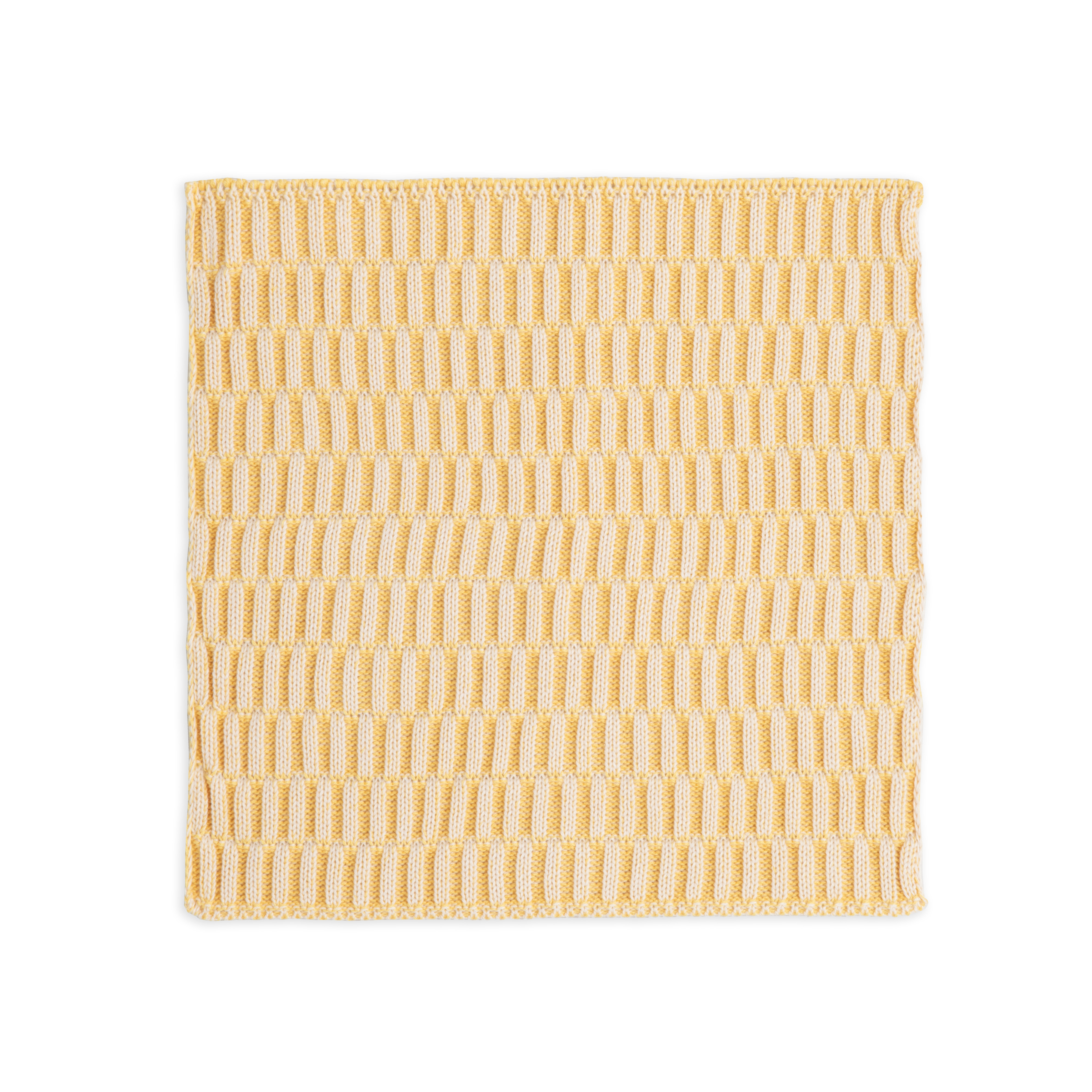Spültuch Block Ecru/Gold