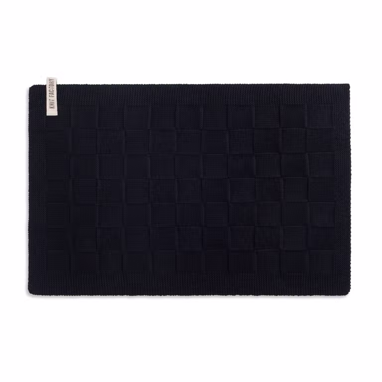 Set de Table Uni Noir