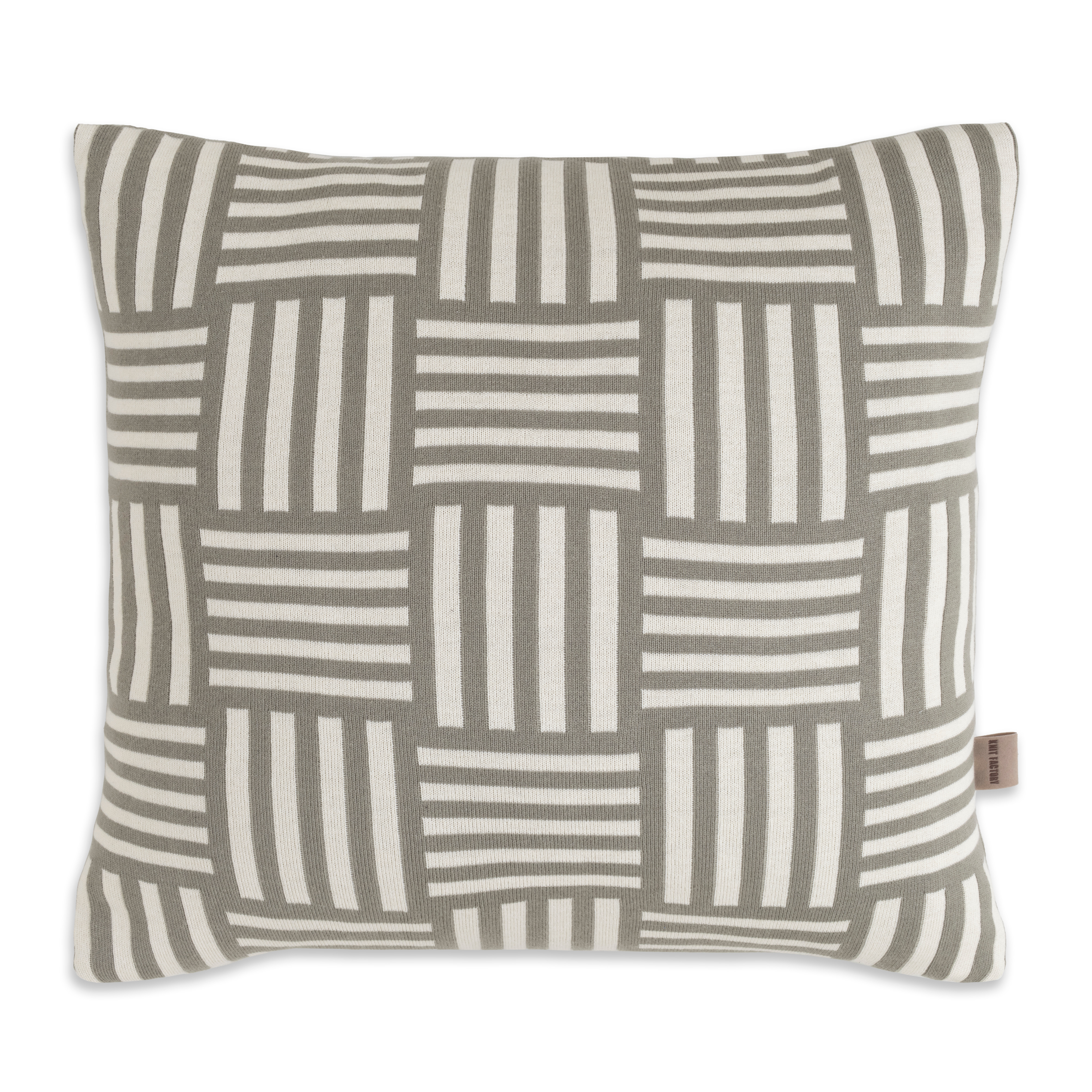 Dash Cushion Ecru/Urban Green - 50x50