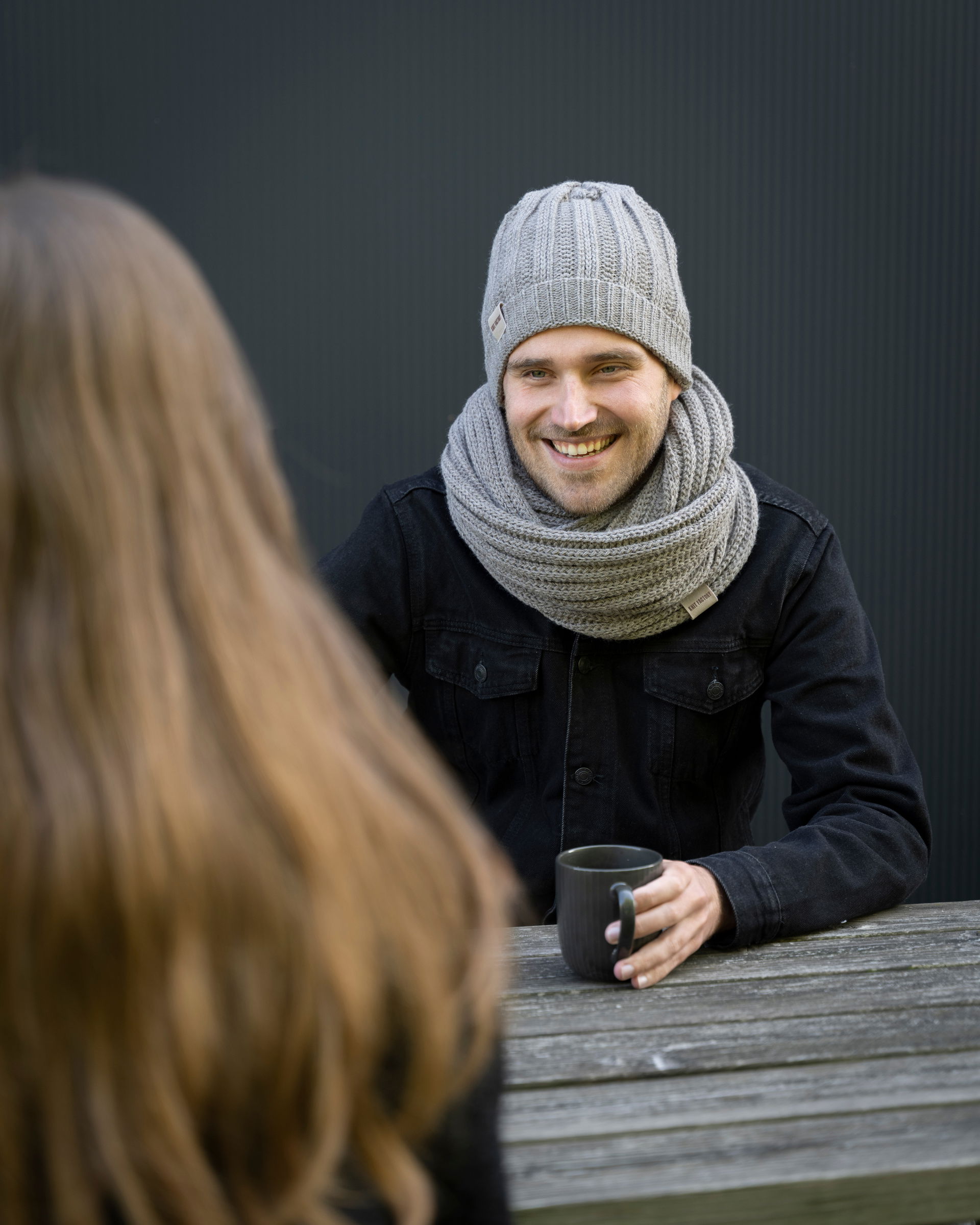 Nica Loop Schal Iced Clay