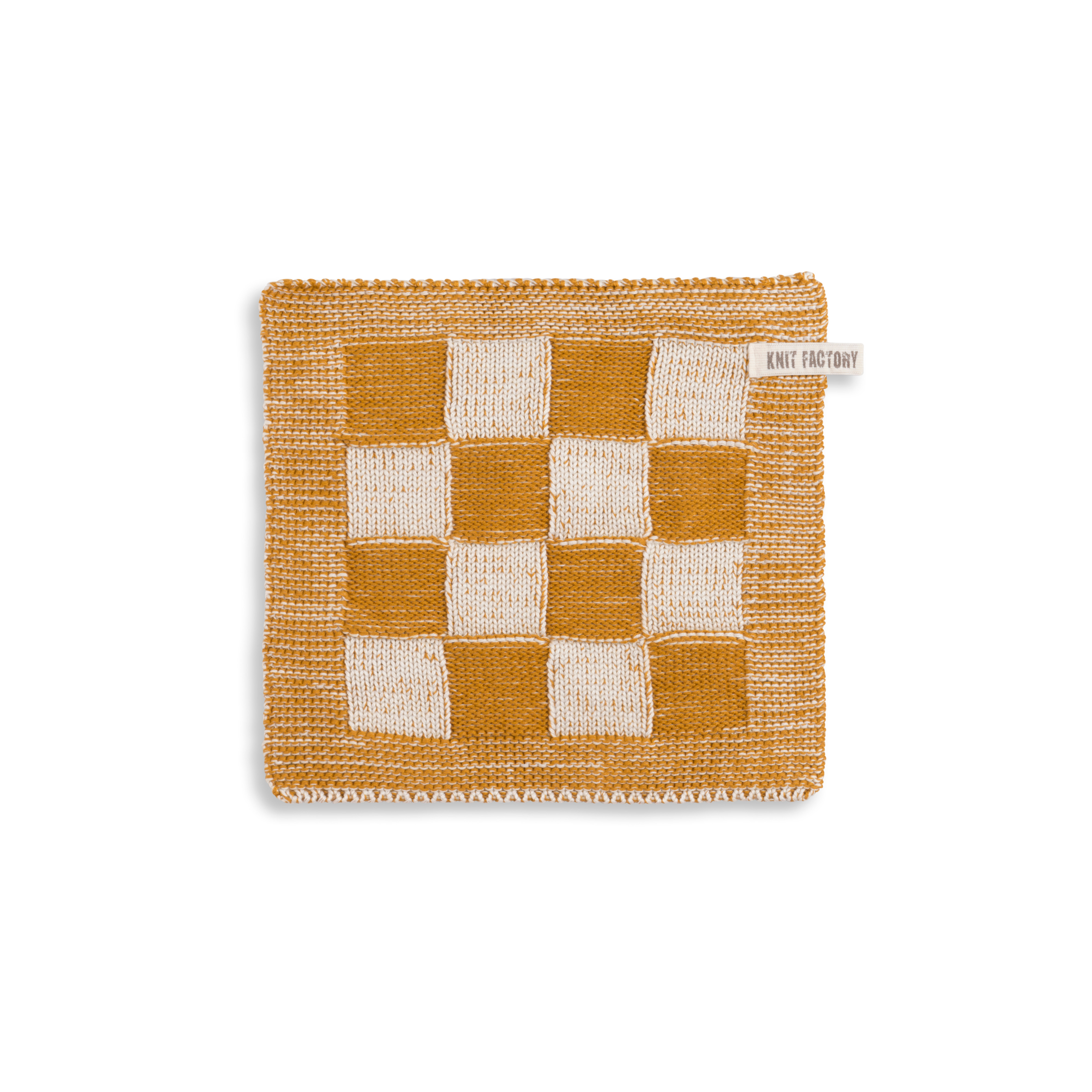 Potholder Block Ecru/Ochre