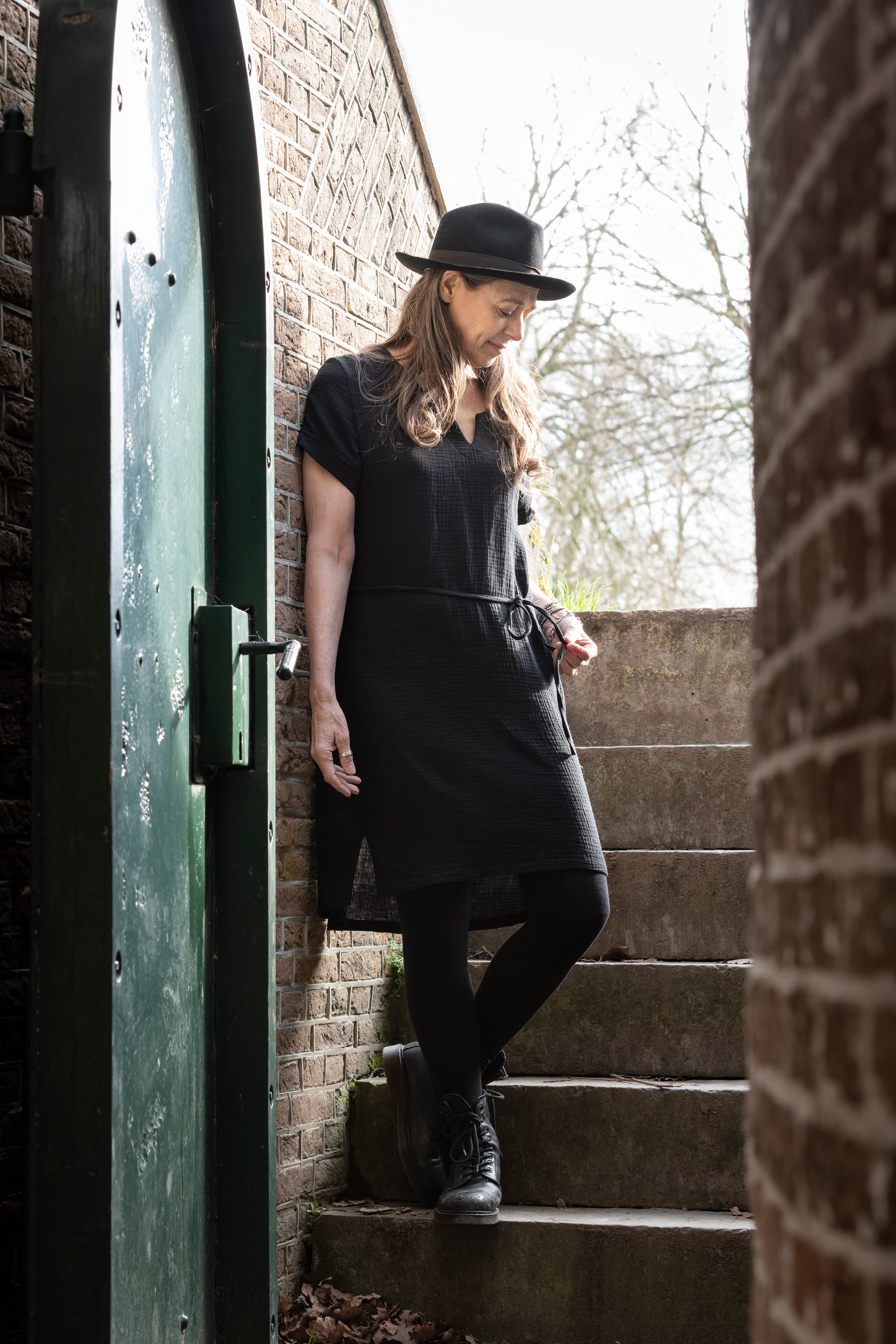 Indy Casual Dress Black - S