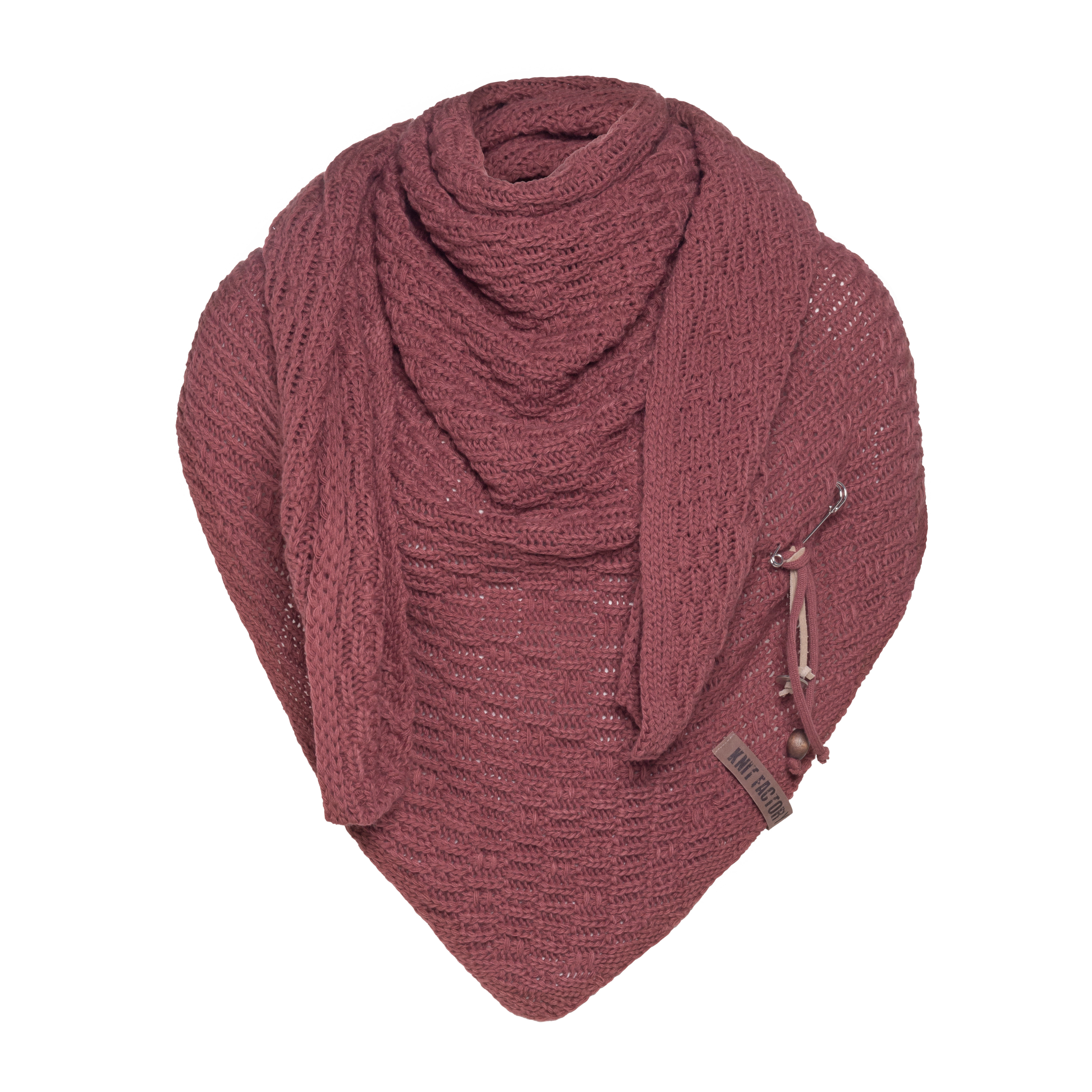 Jaida Omslagdoek Stone Red