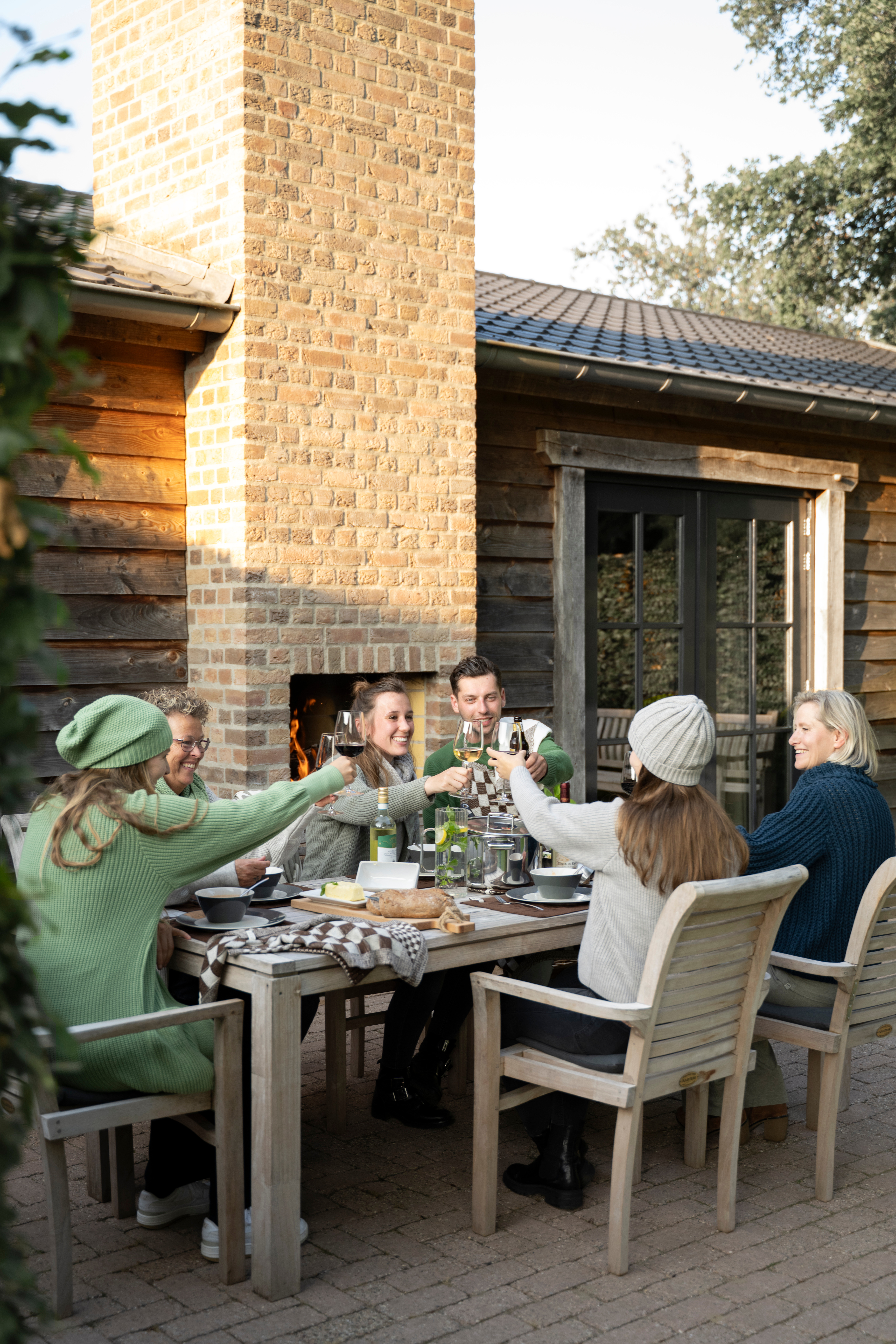 Kitchen Towel Block Ecru/Chocolate