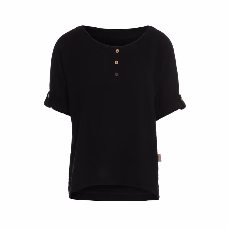 Nena Top Zwart - L