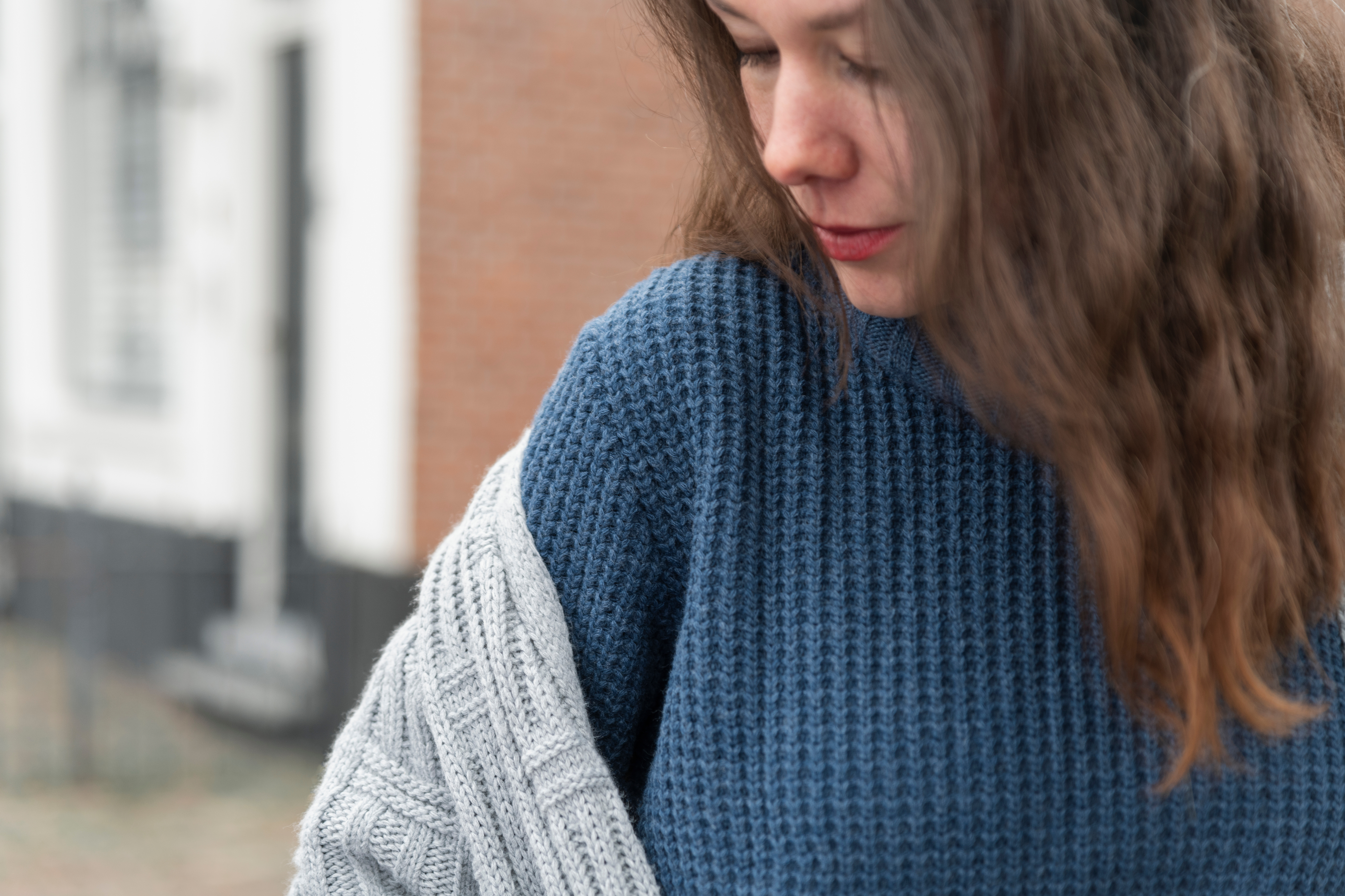 Robin Rollkragen Strickpullover Cappuccino - 36/38