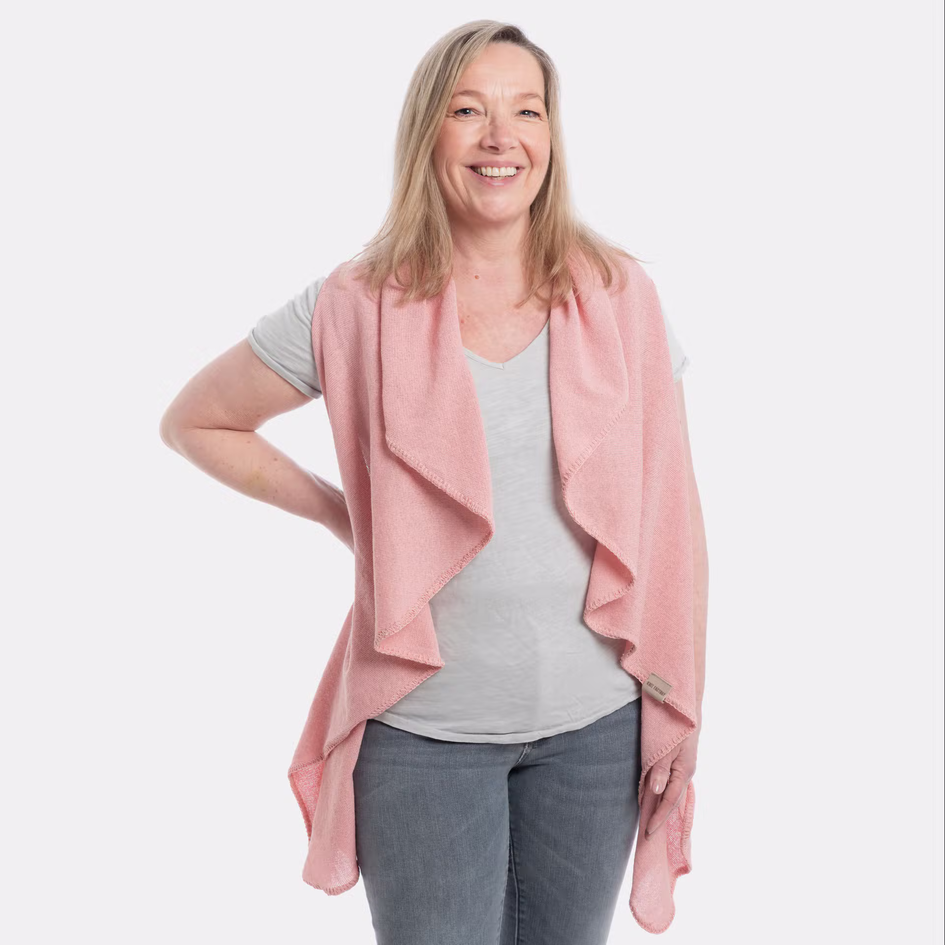 Senna Omslagvest Oud Roze