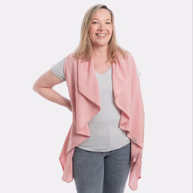 Senna Omslagvest Oud Roze