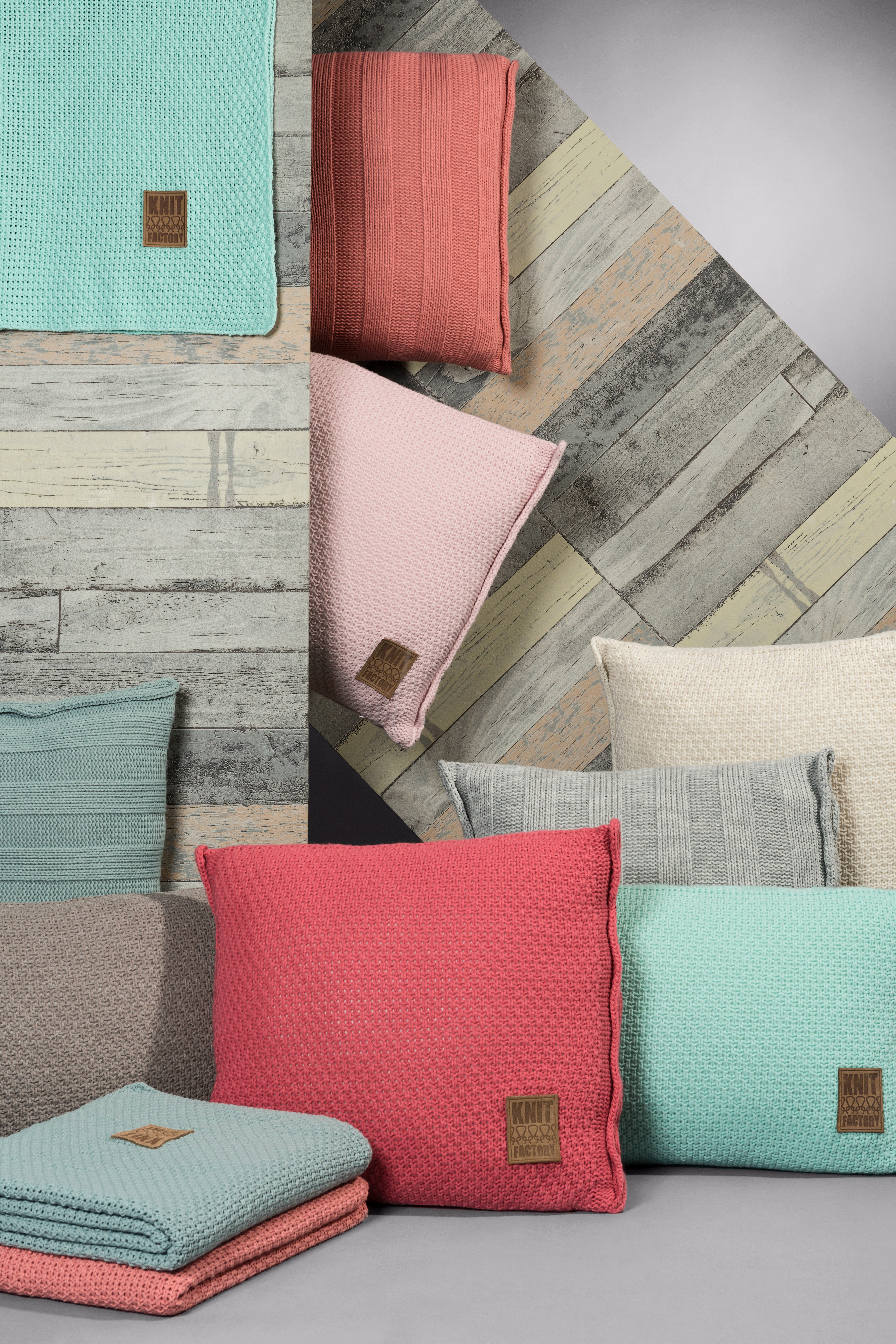 Jesse Cushion Light Grey - 50x50