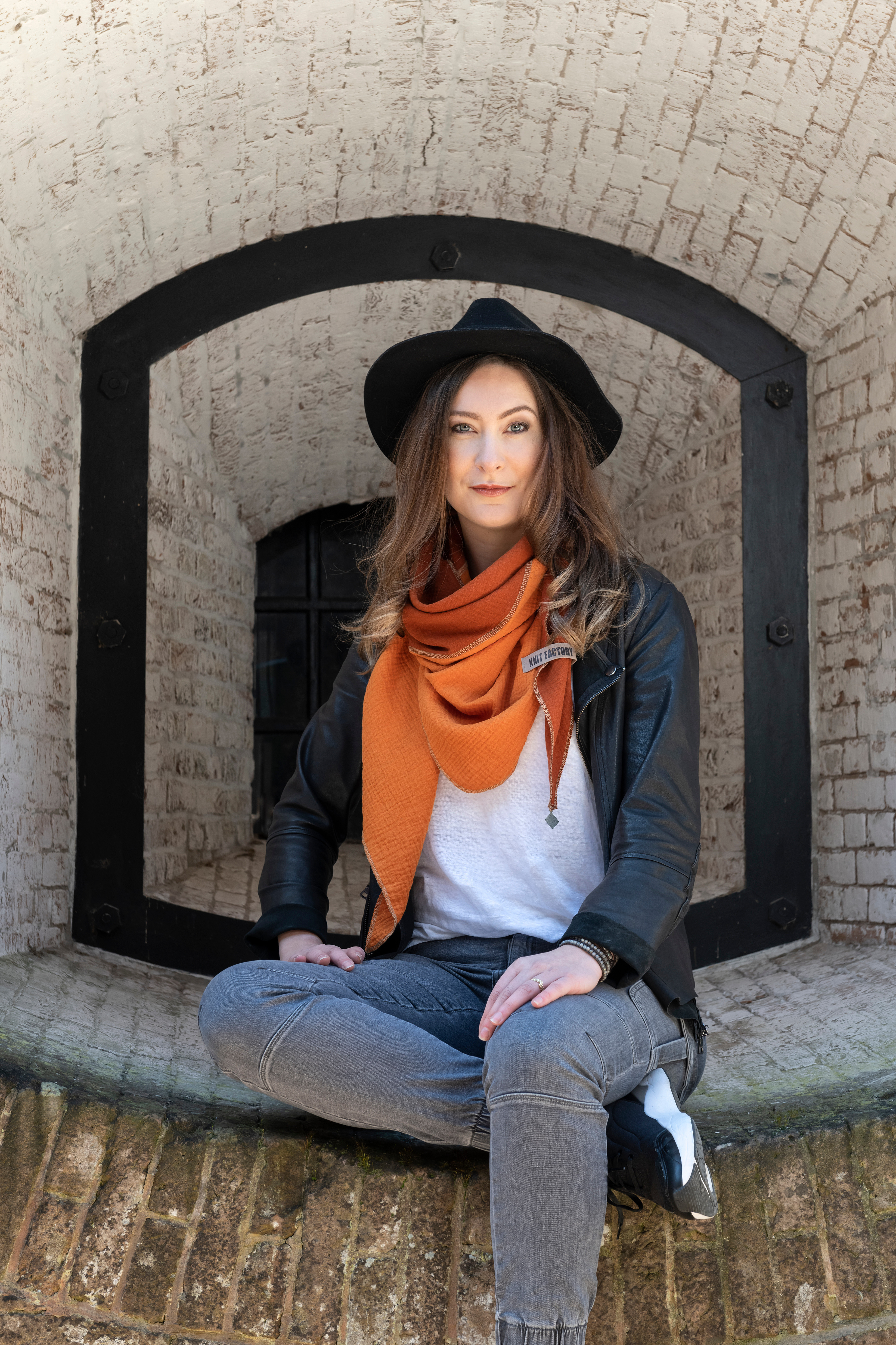Fay Omslagdoek Terra/Roest