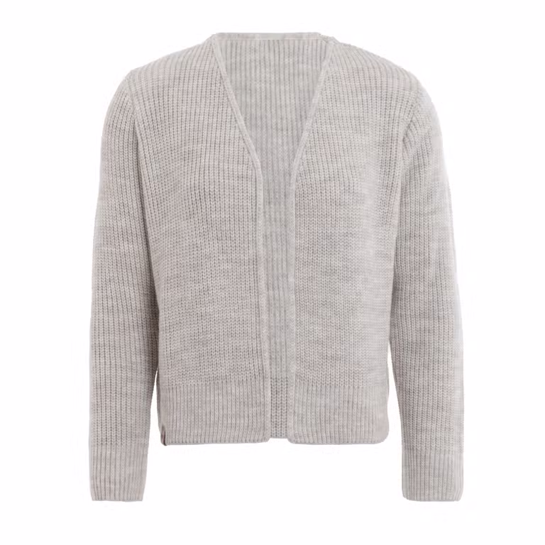 Lenny Short Knitted Cardigan Beige - 36/38