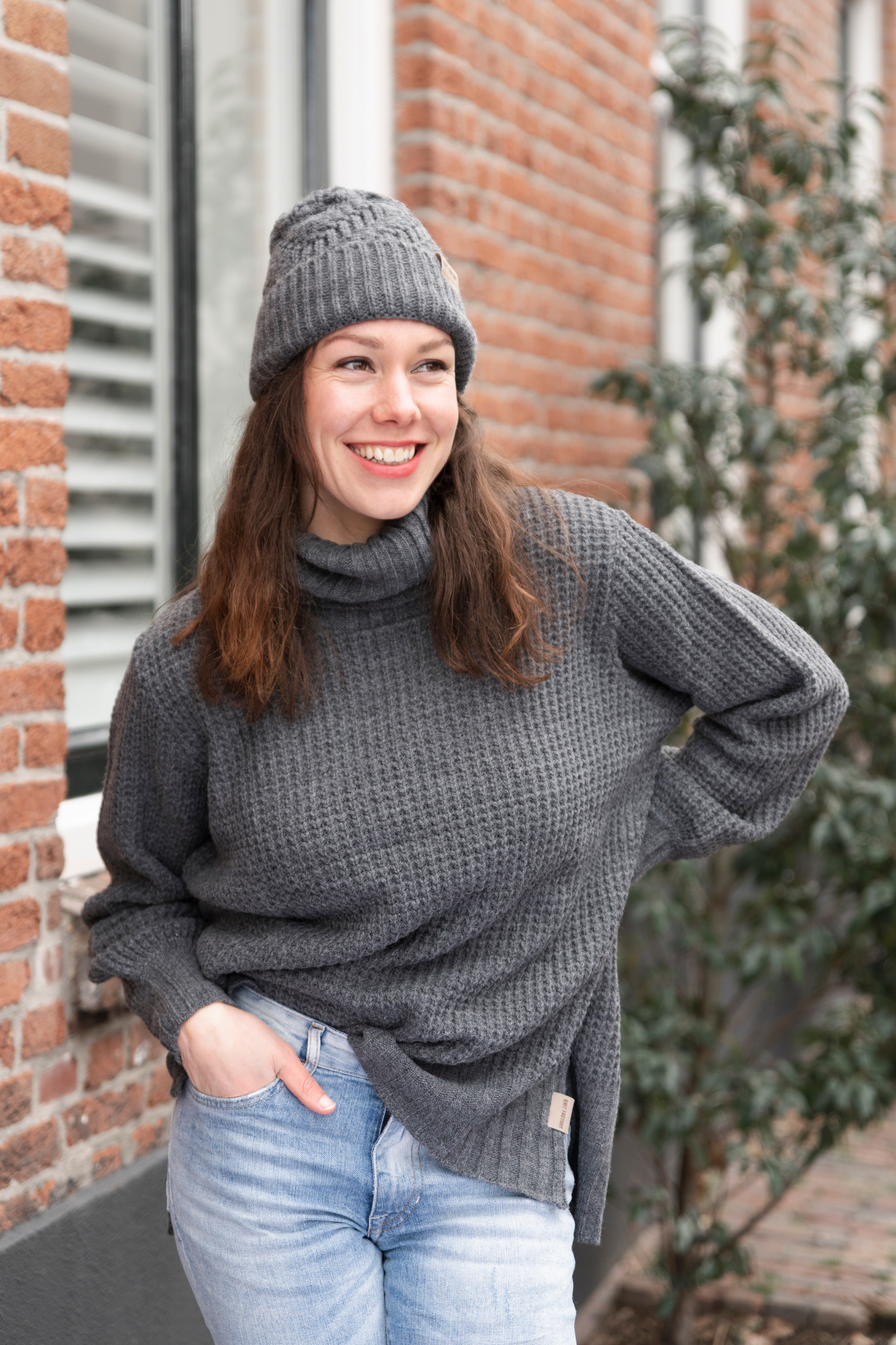 Robin Turtleneck Pullover Anthracite - 36/38