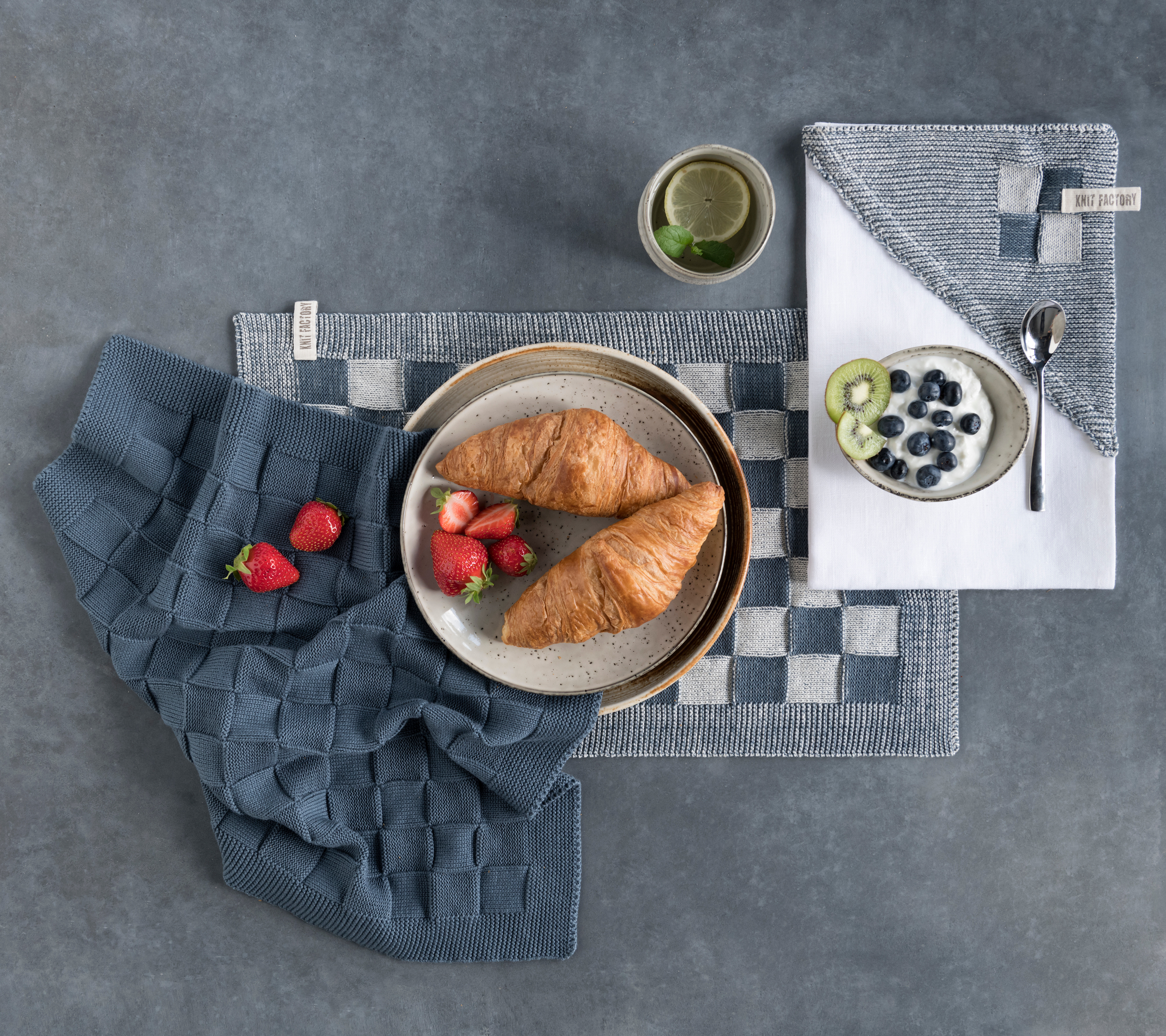 Set de Table Block Noir/Granit